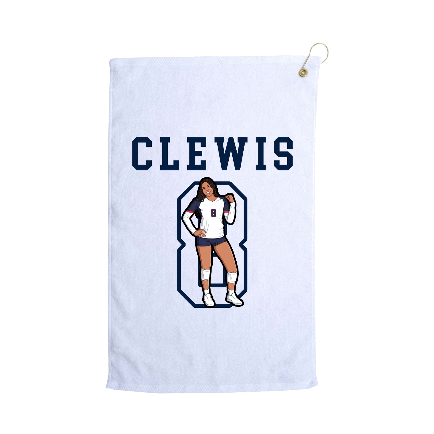 Golf Towel — Shirsey in White