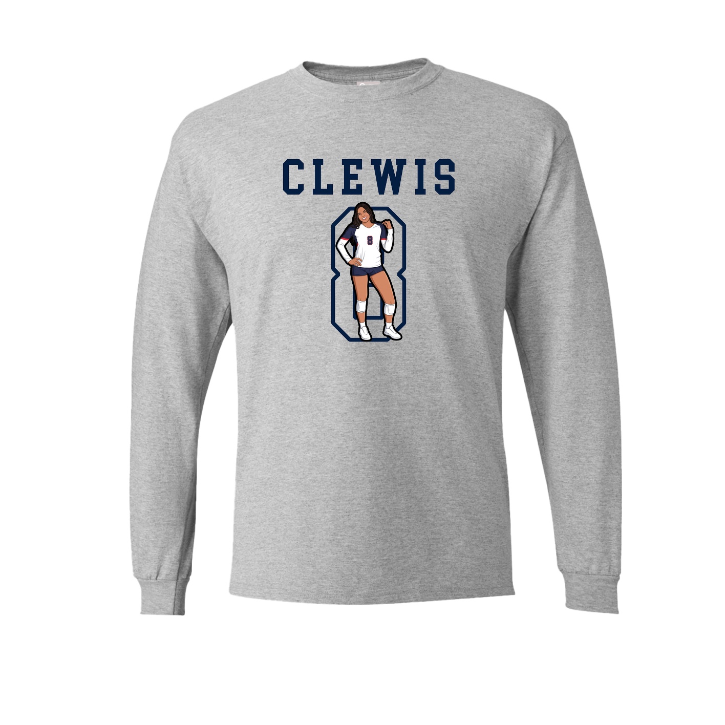 Long Sleeve Tee — Shirsey in Grey