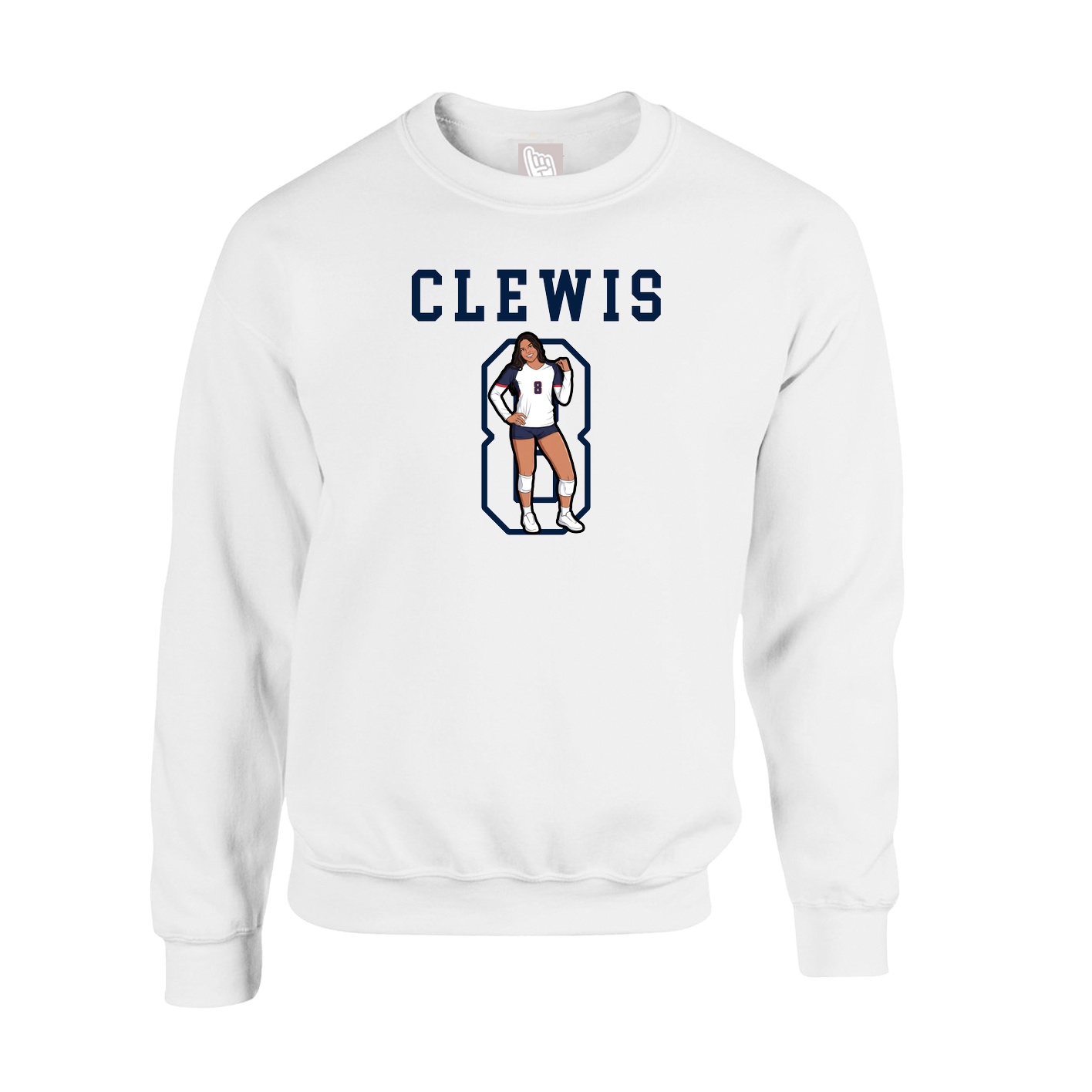 Fleece Crew — Shirsey in White
