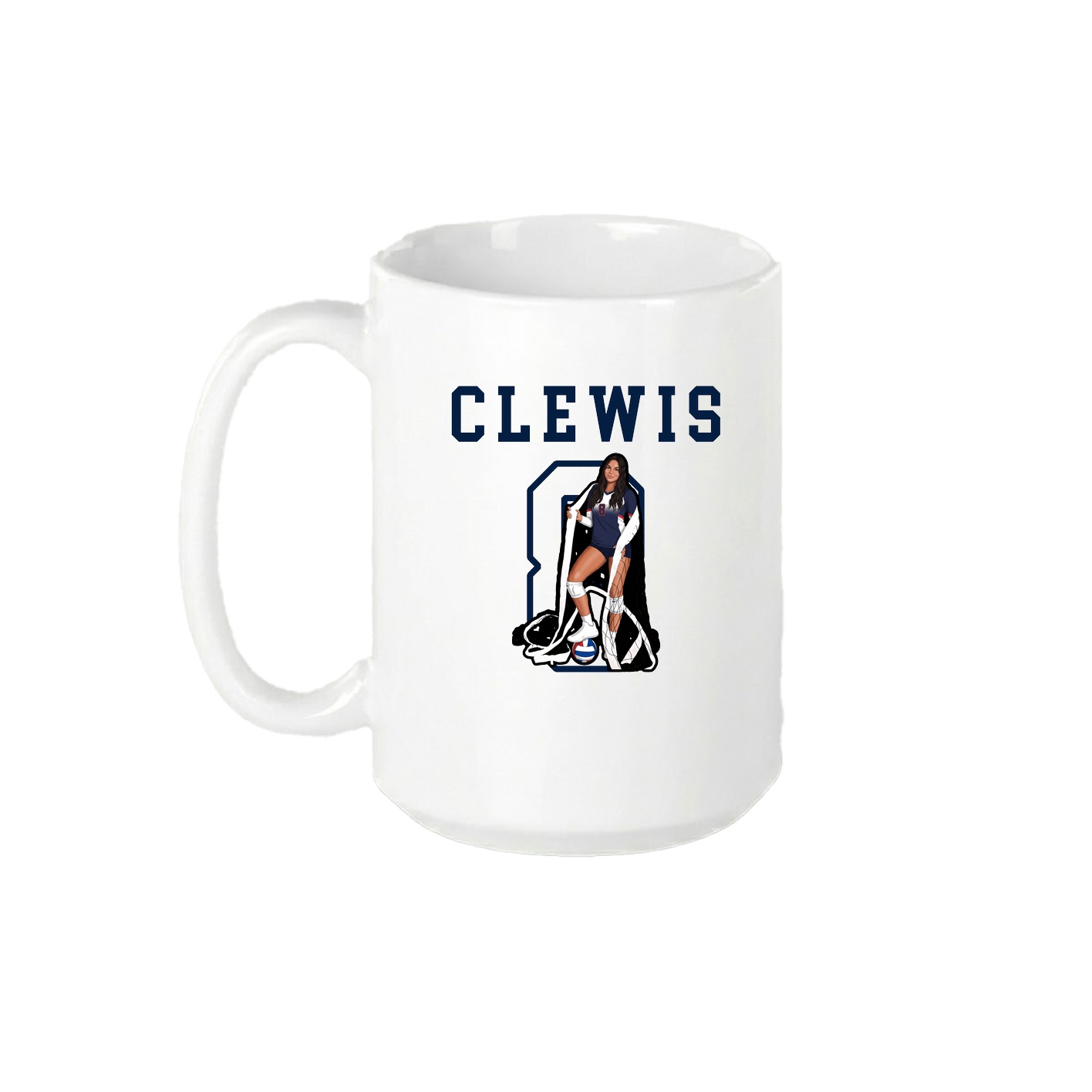 15oz Coffee Mug — Shirsey in White