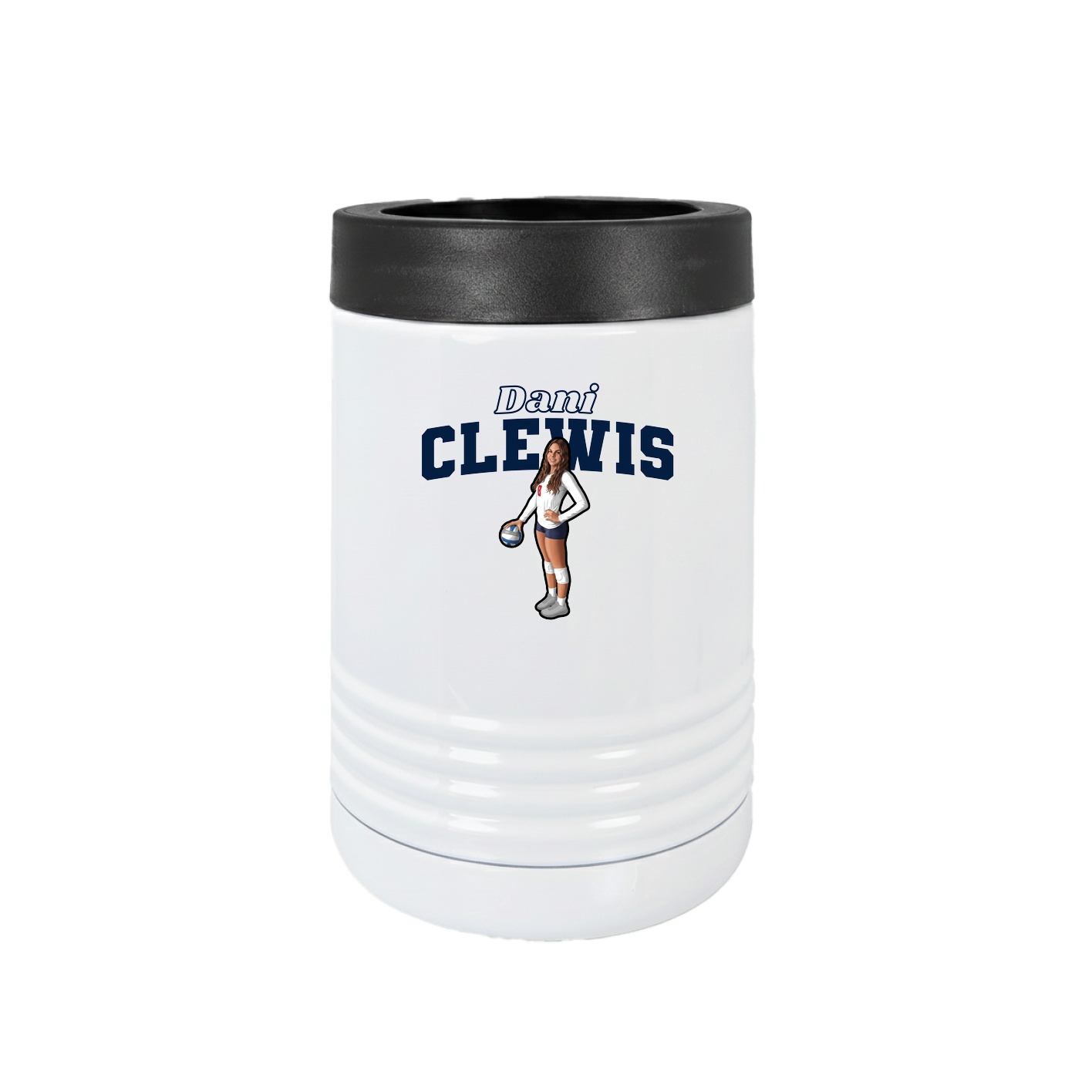 Beverage Holder — Name Arch in White