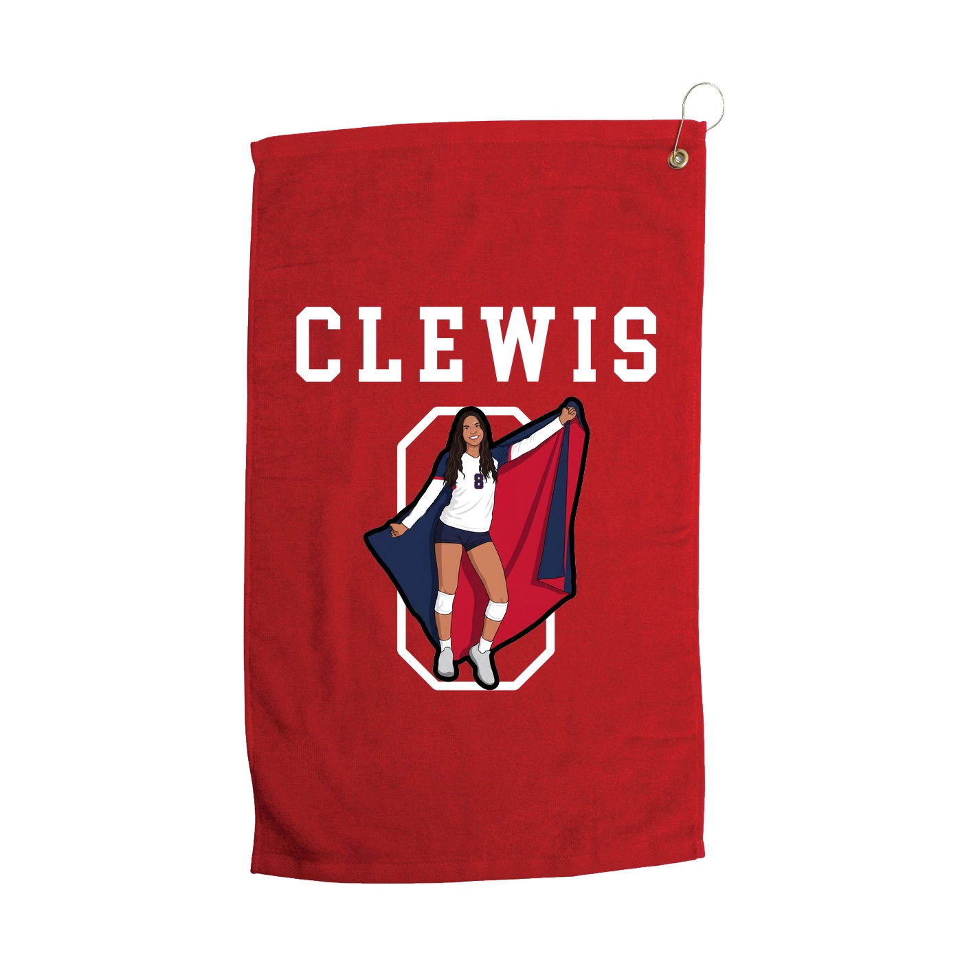 Golf Towel — Shirsey in Red