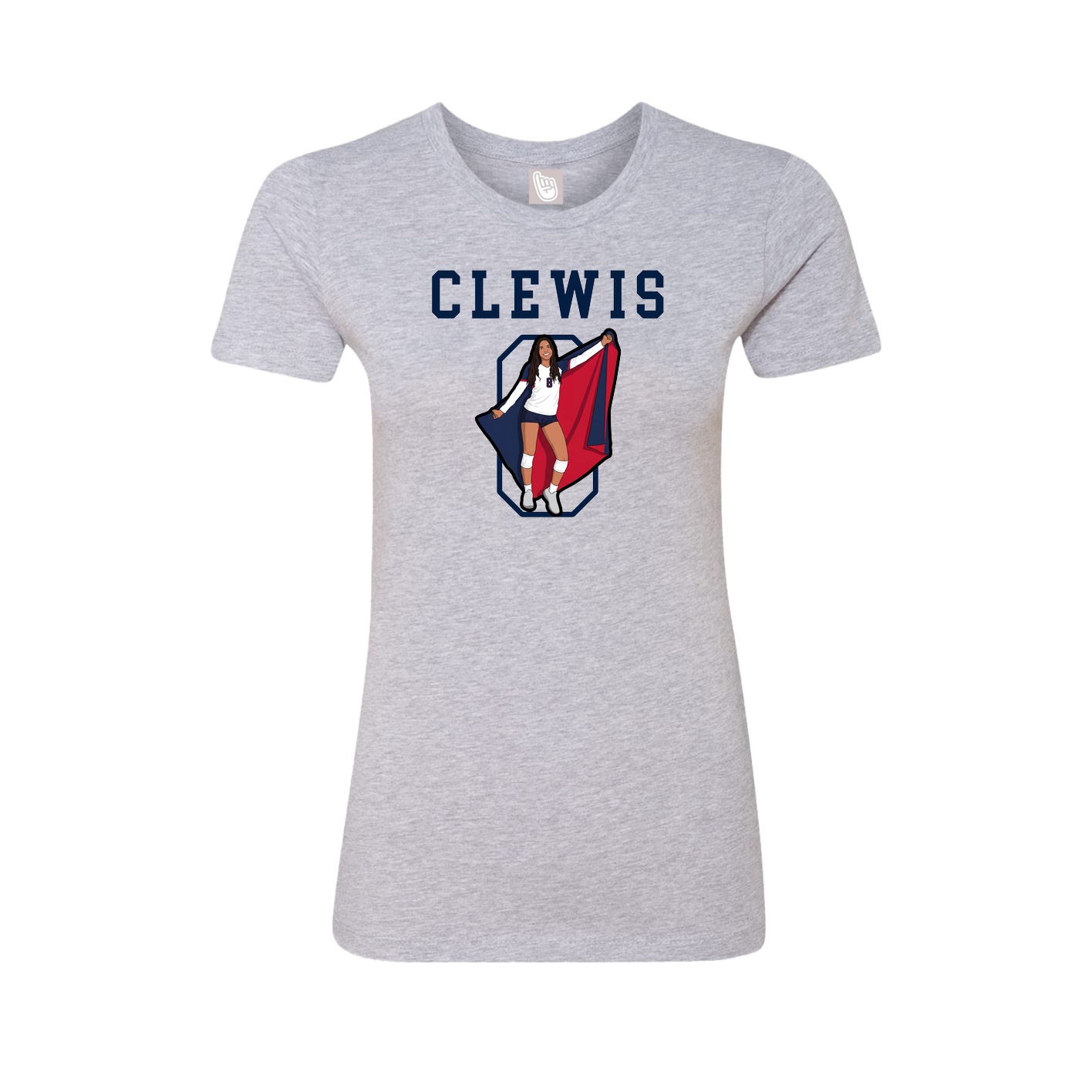 Fitted Women's Tee — Shirsey in Grey