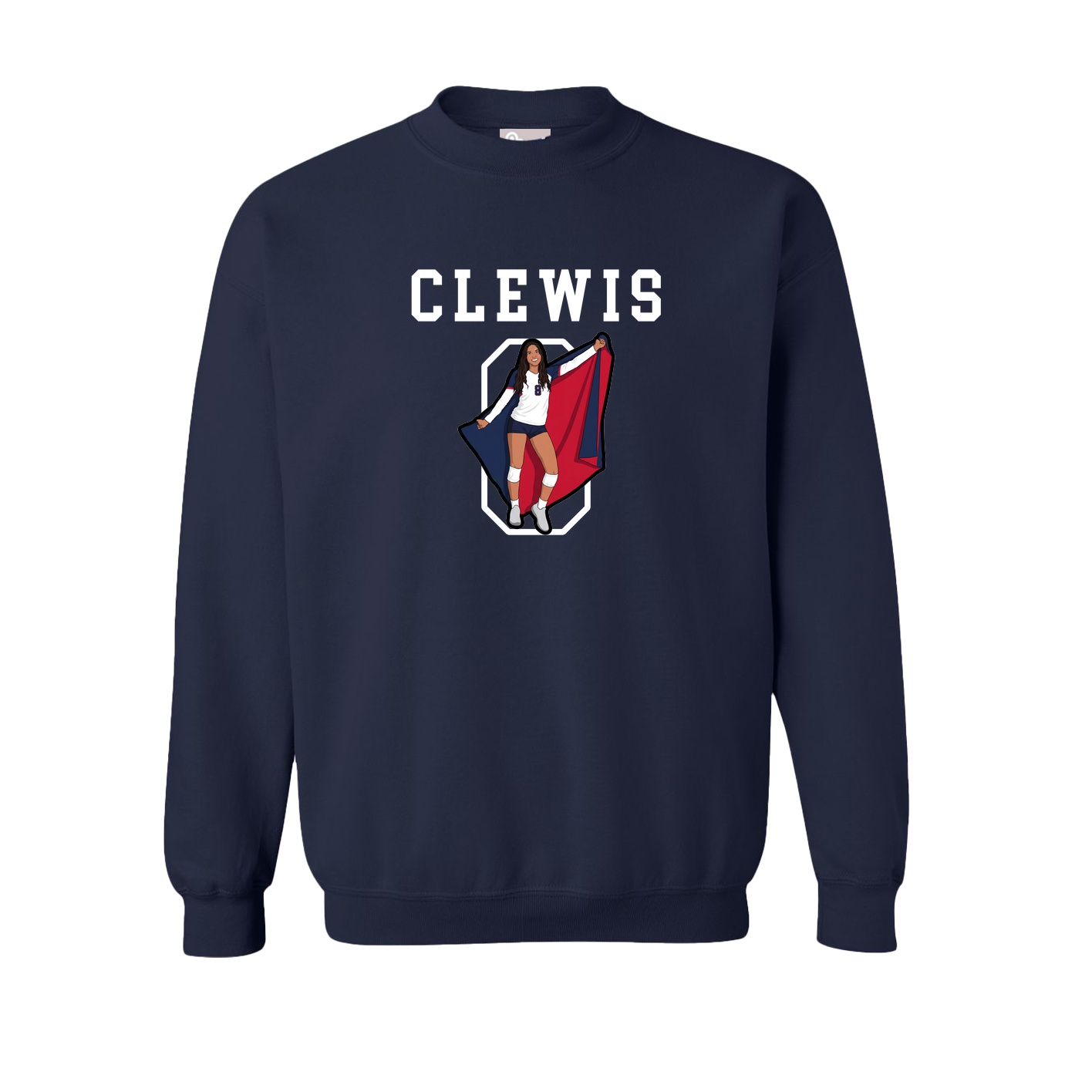 Fleece Crew — Shirsey in Navy