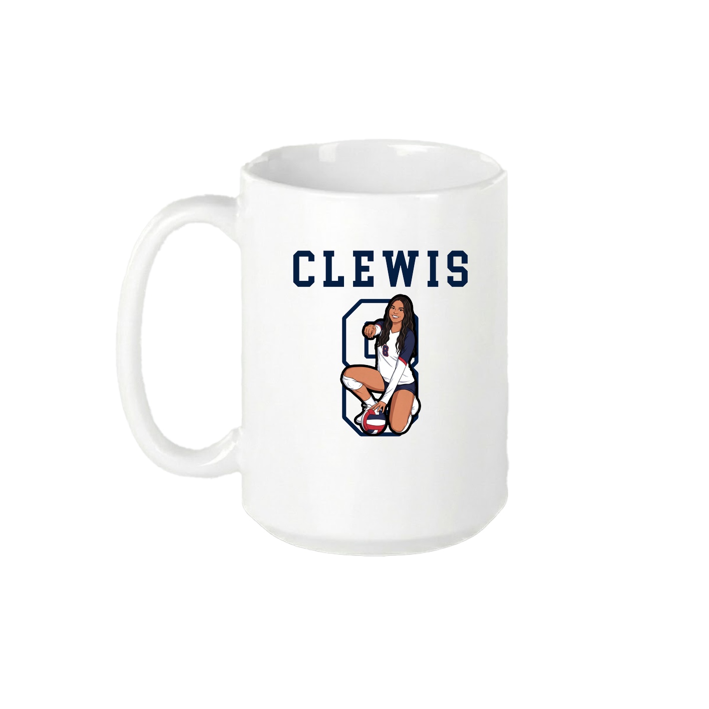 15oz Coffee Mug — Shirsey in White