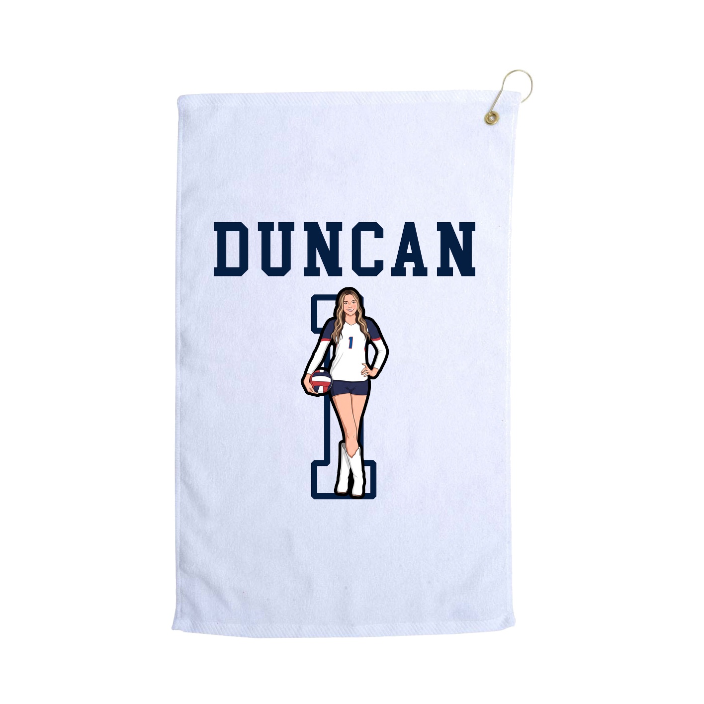 Golf Towel — Shirsey in White