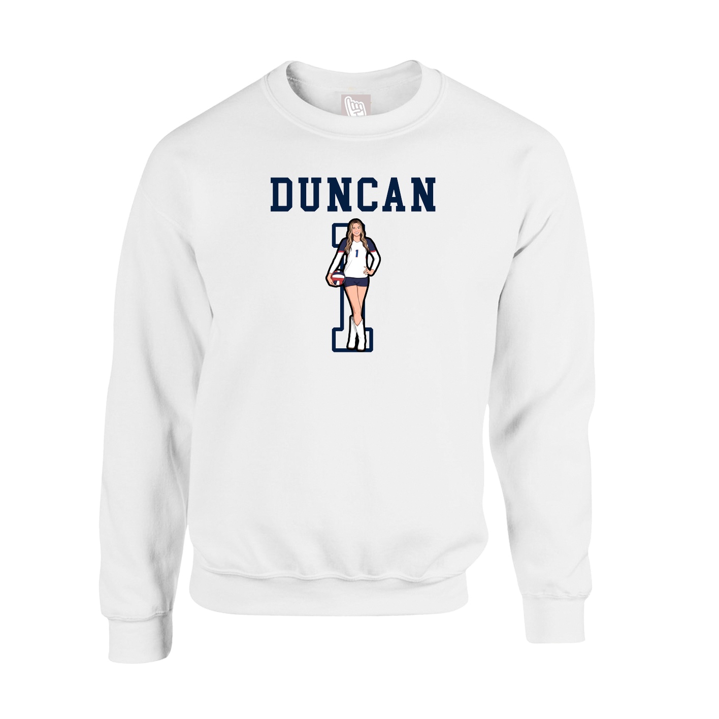 Fleece Crew — Shirsey in White