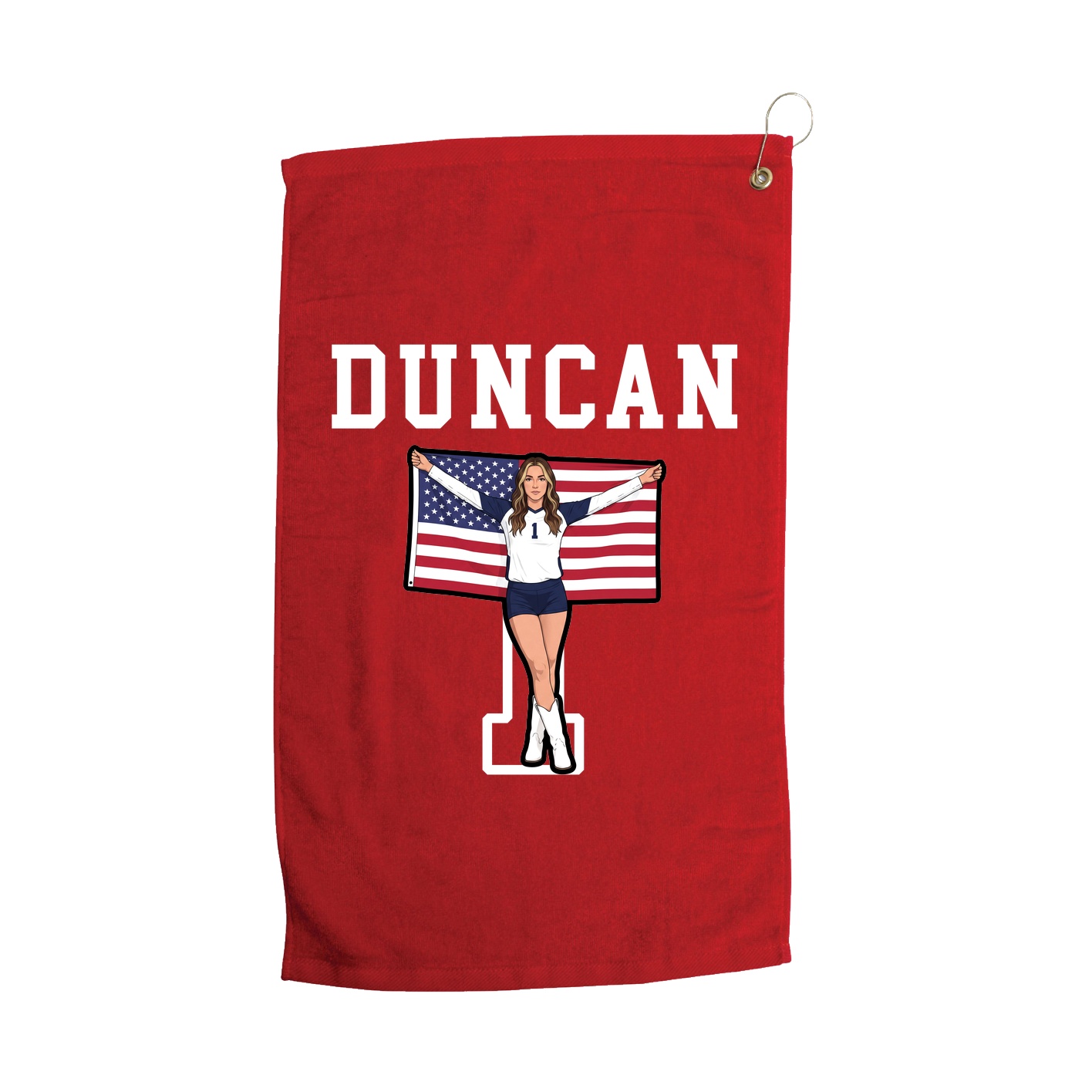 Golf Towel — Shirsey in Red