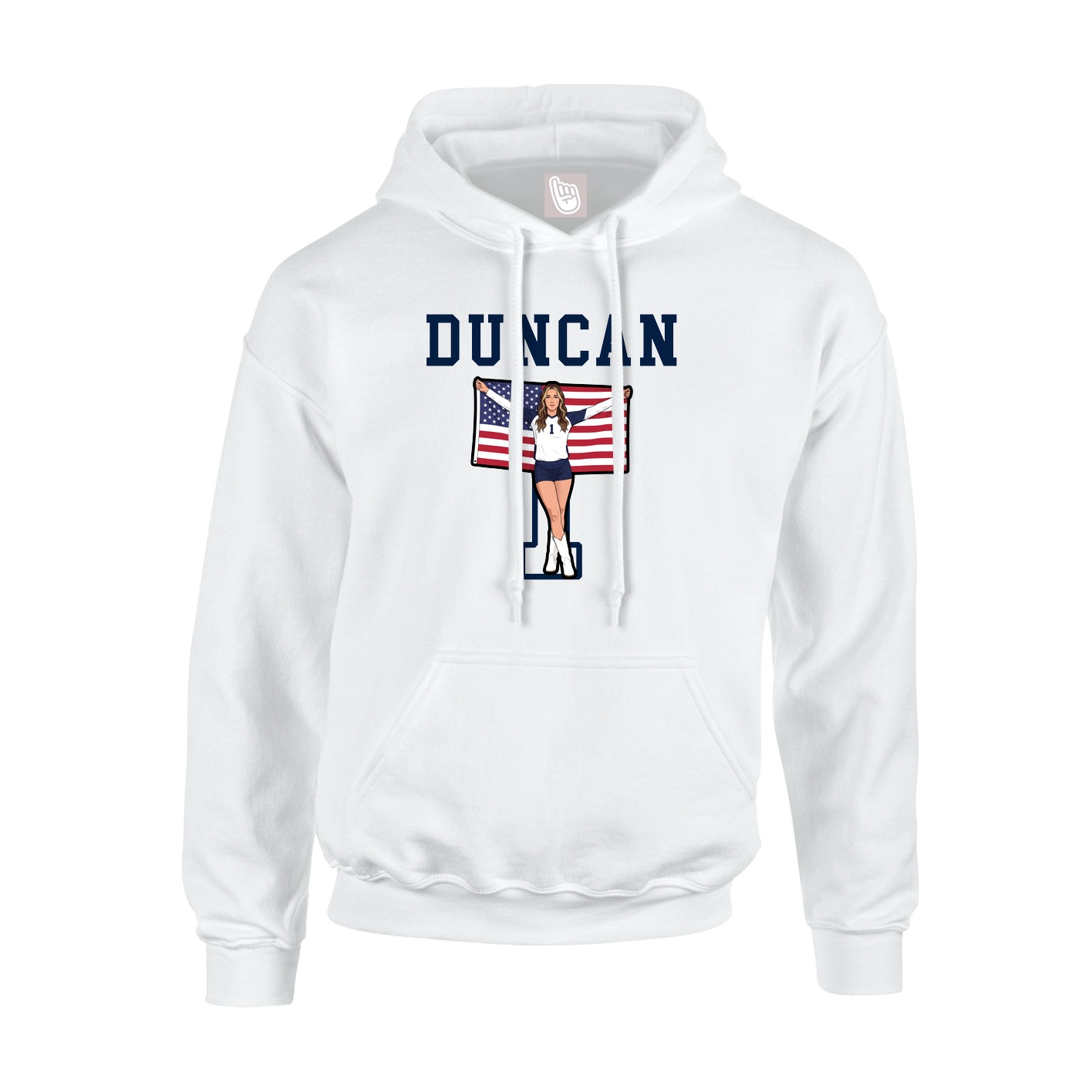 Youth Hoodie — Shirsey in White