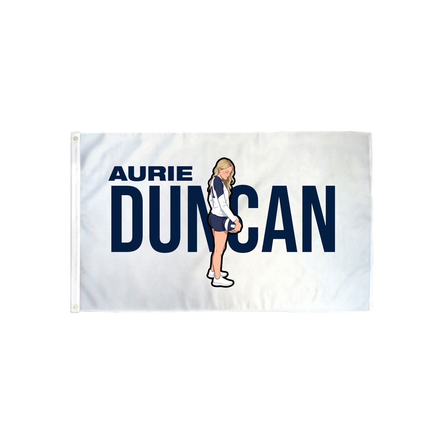 3x5 Flag — Player Name in Classic