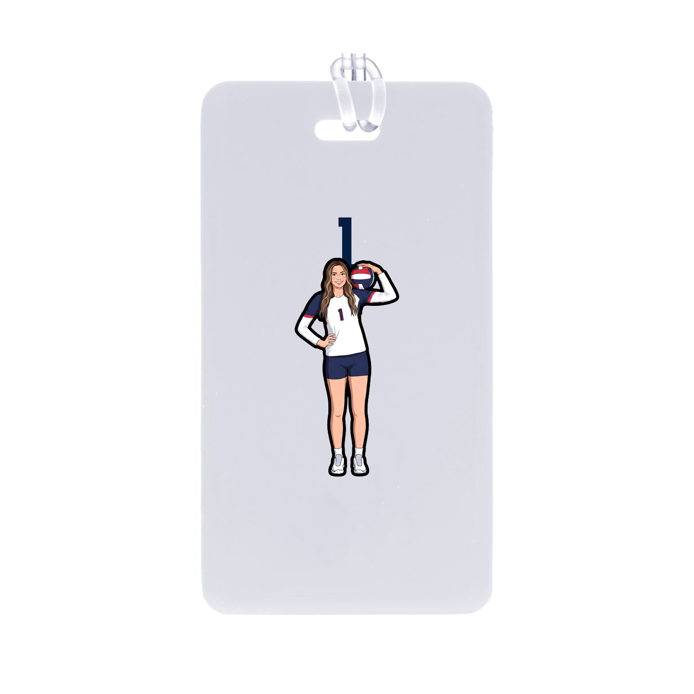 Bag Tag — Number Top in Classic