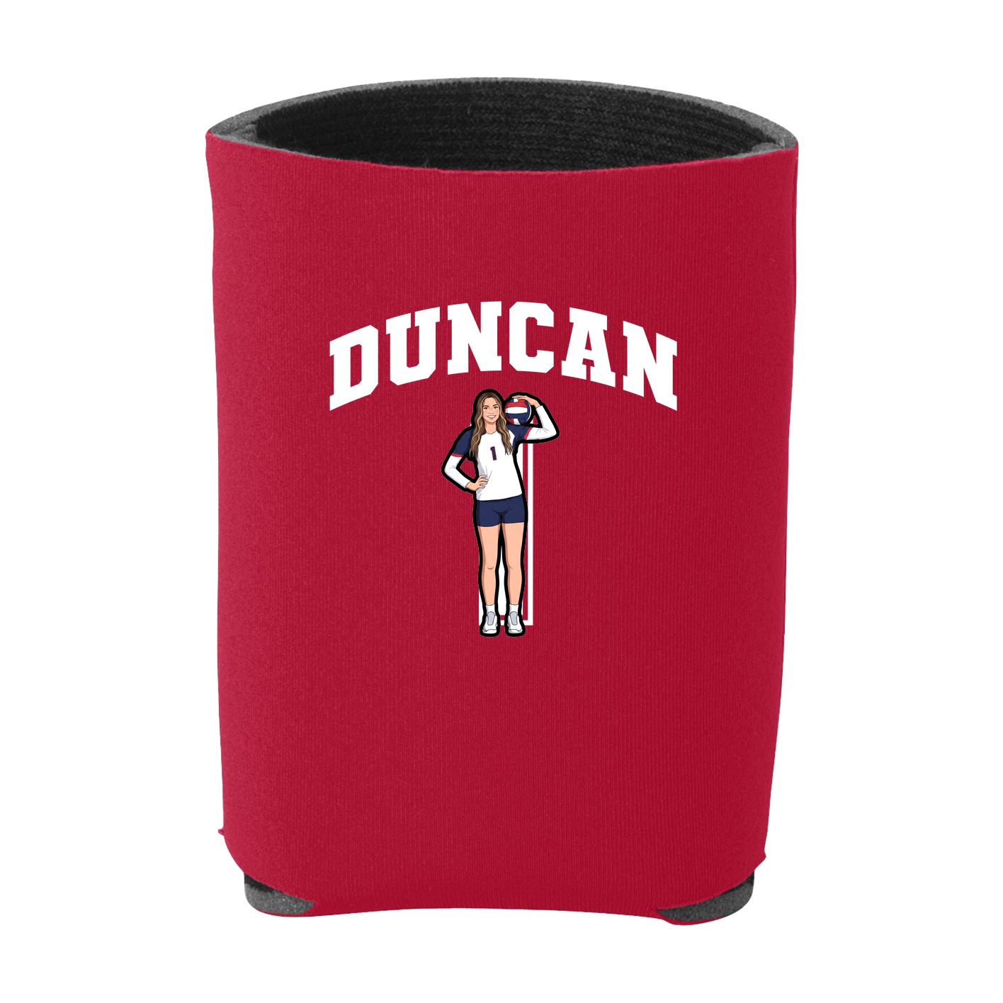 Can Holder — Number in Red