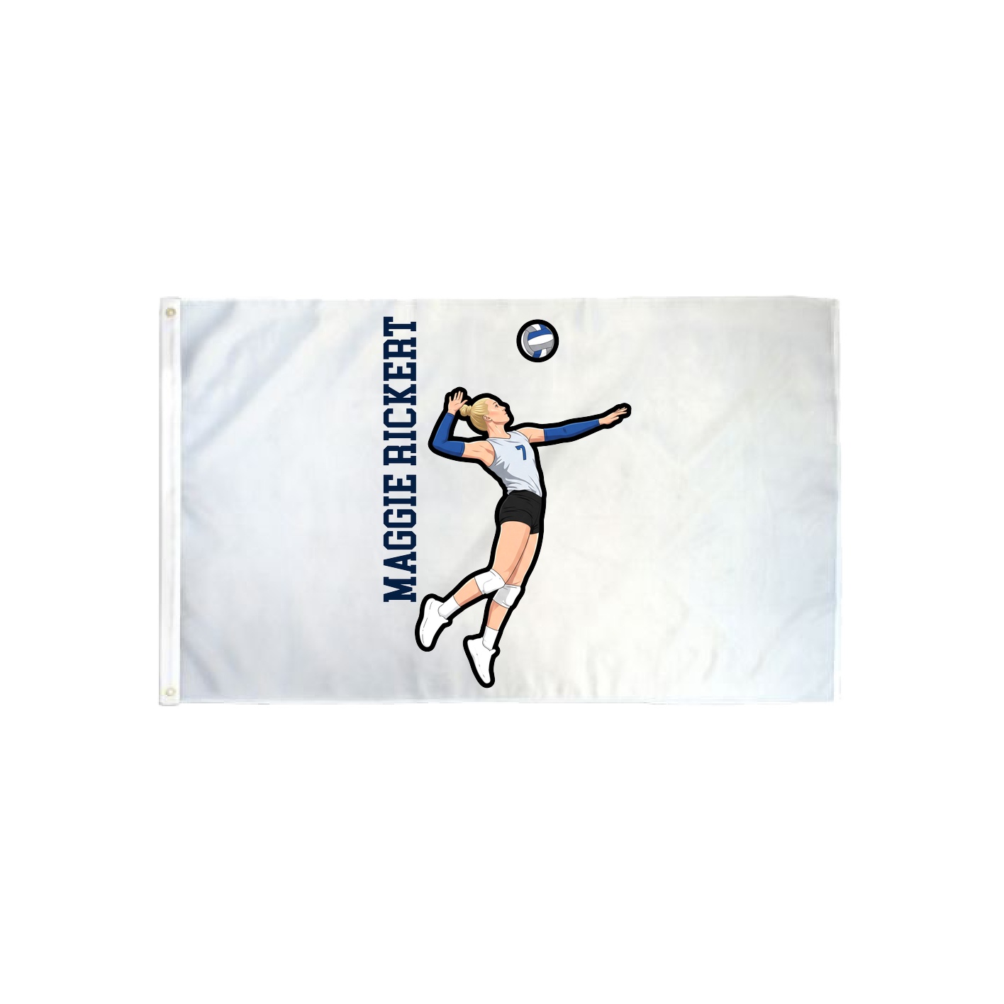3x5 Flag — Name Vertical in Classic
