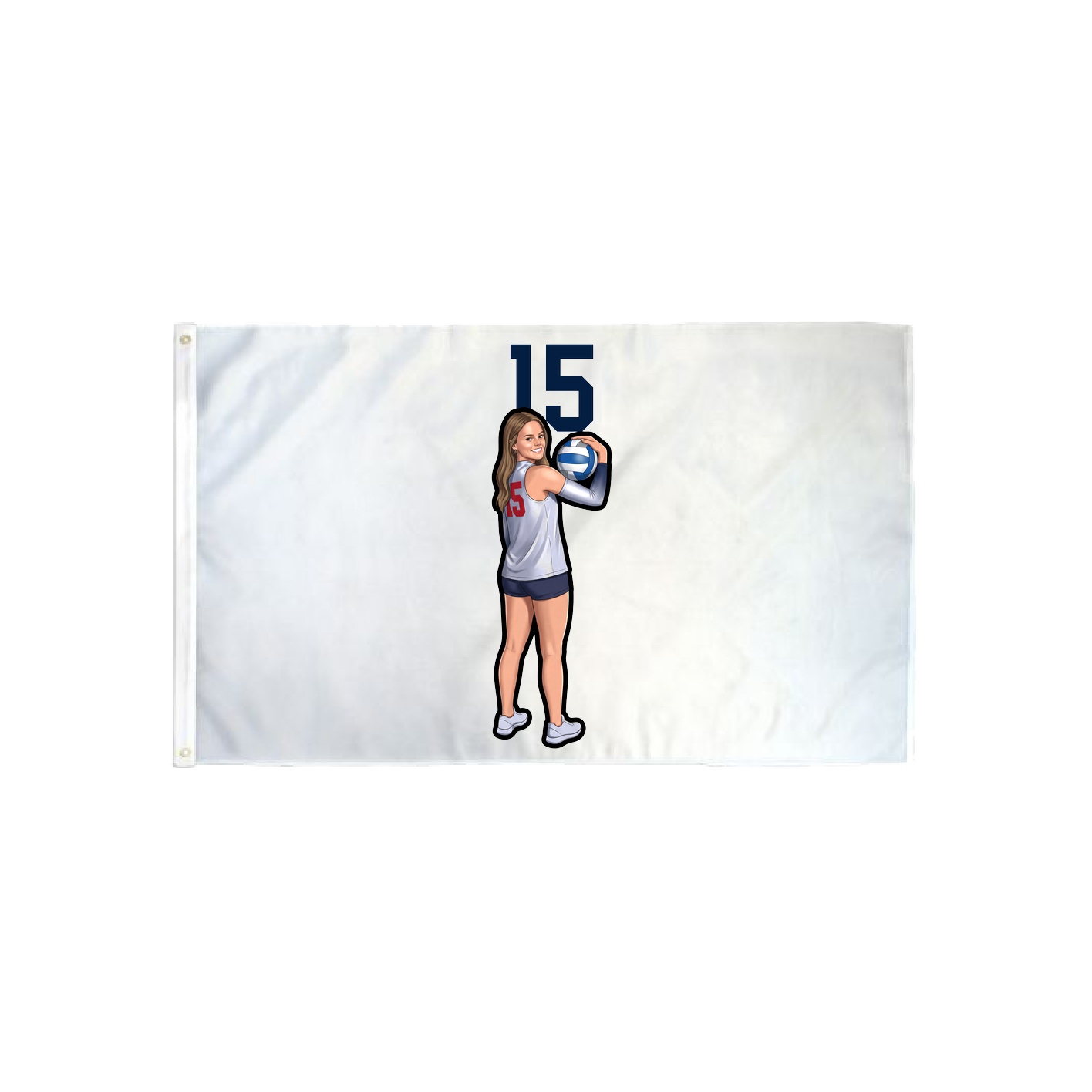 3x5 Flag — Number Top in Classic