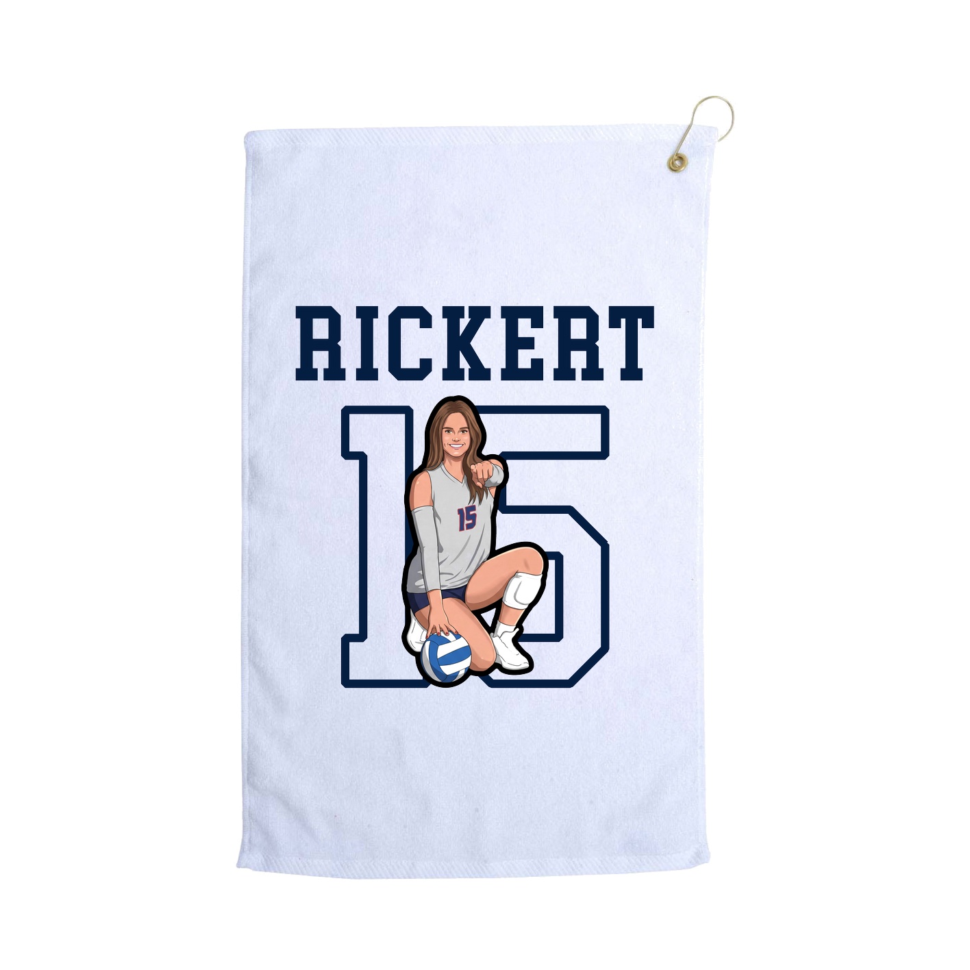 Golf Towel — Shirsey in White