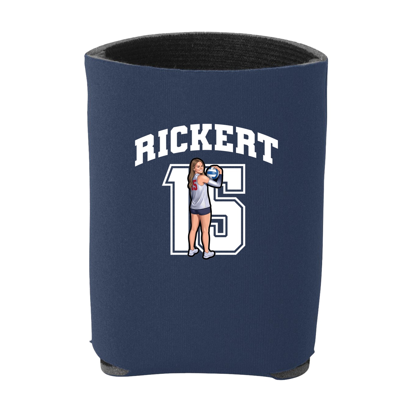 Can Holder — Number in Navy