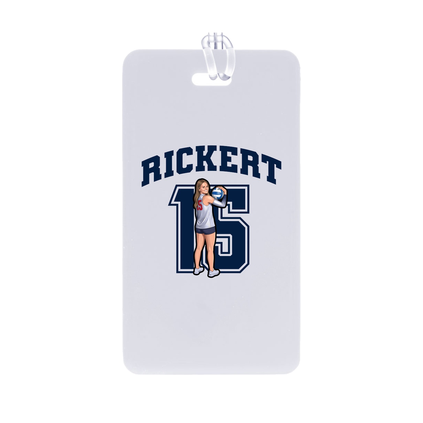Bag Tag — Number in Classic