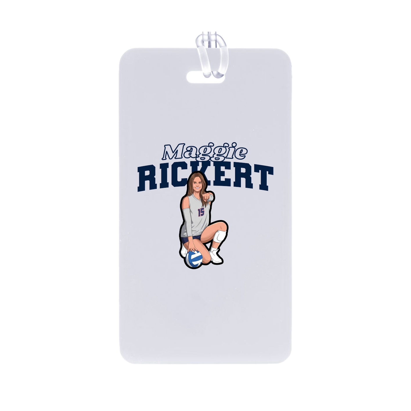 Bag Tag — Name Arch in Classic