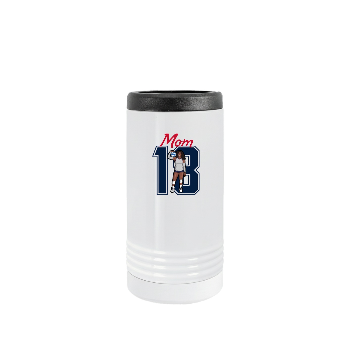 Slim Beverage Holder — Mothers Day Shirsey in White