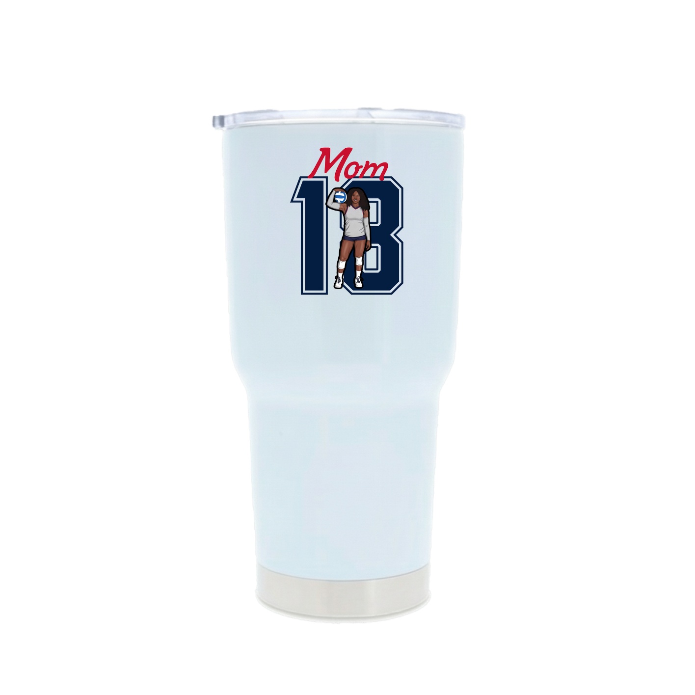 30oz Stainless Steel Tumbler — Mothers Day Shirsey in White