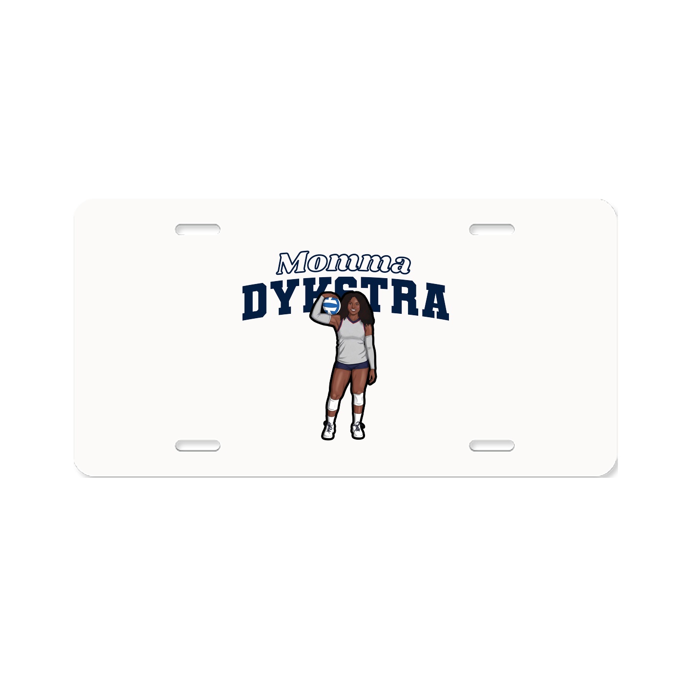 License Plate — Mothers Day Block in Classic