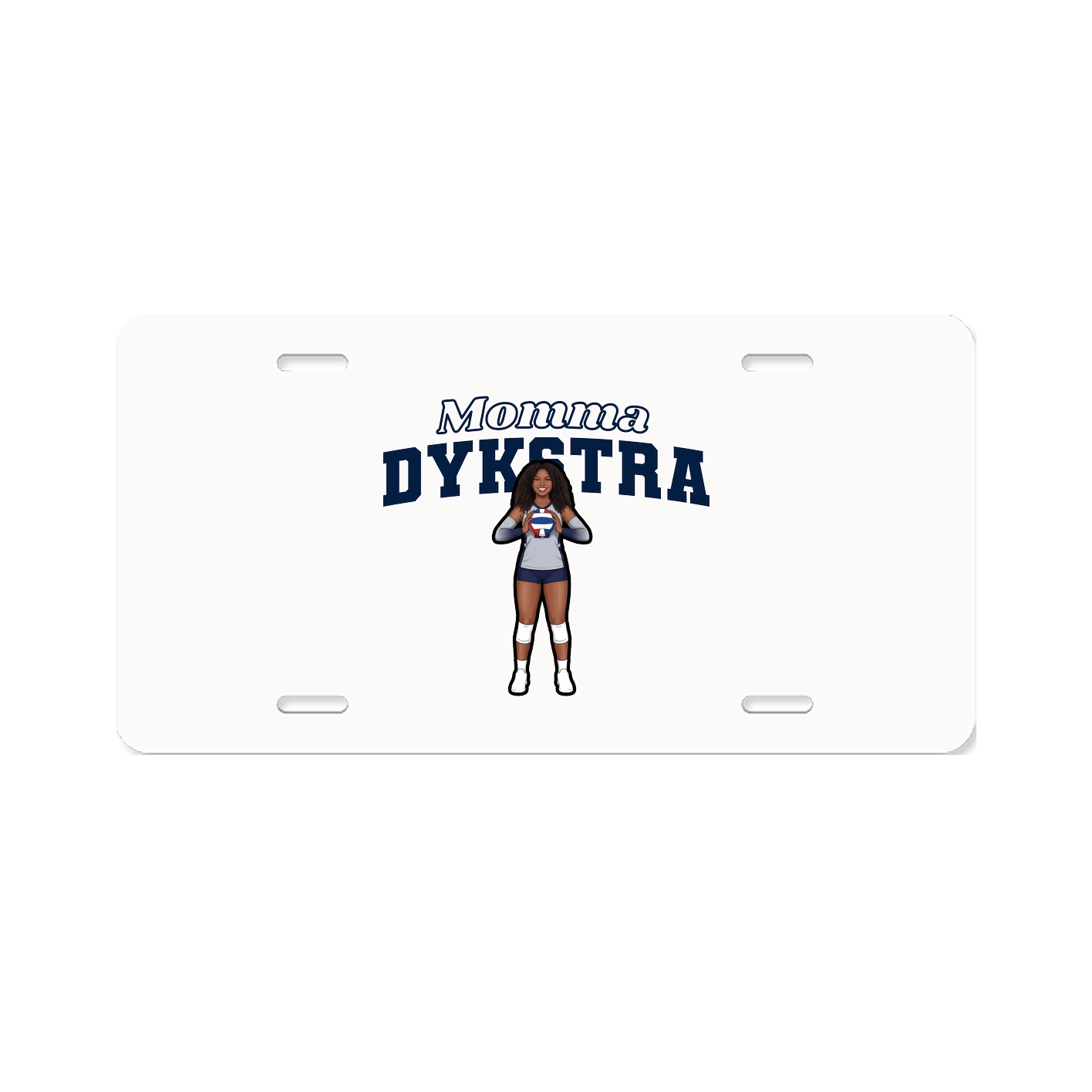 License Plate — Mothers Day Block in Classic