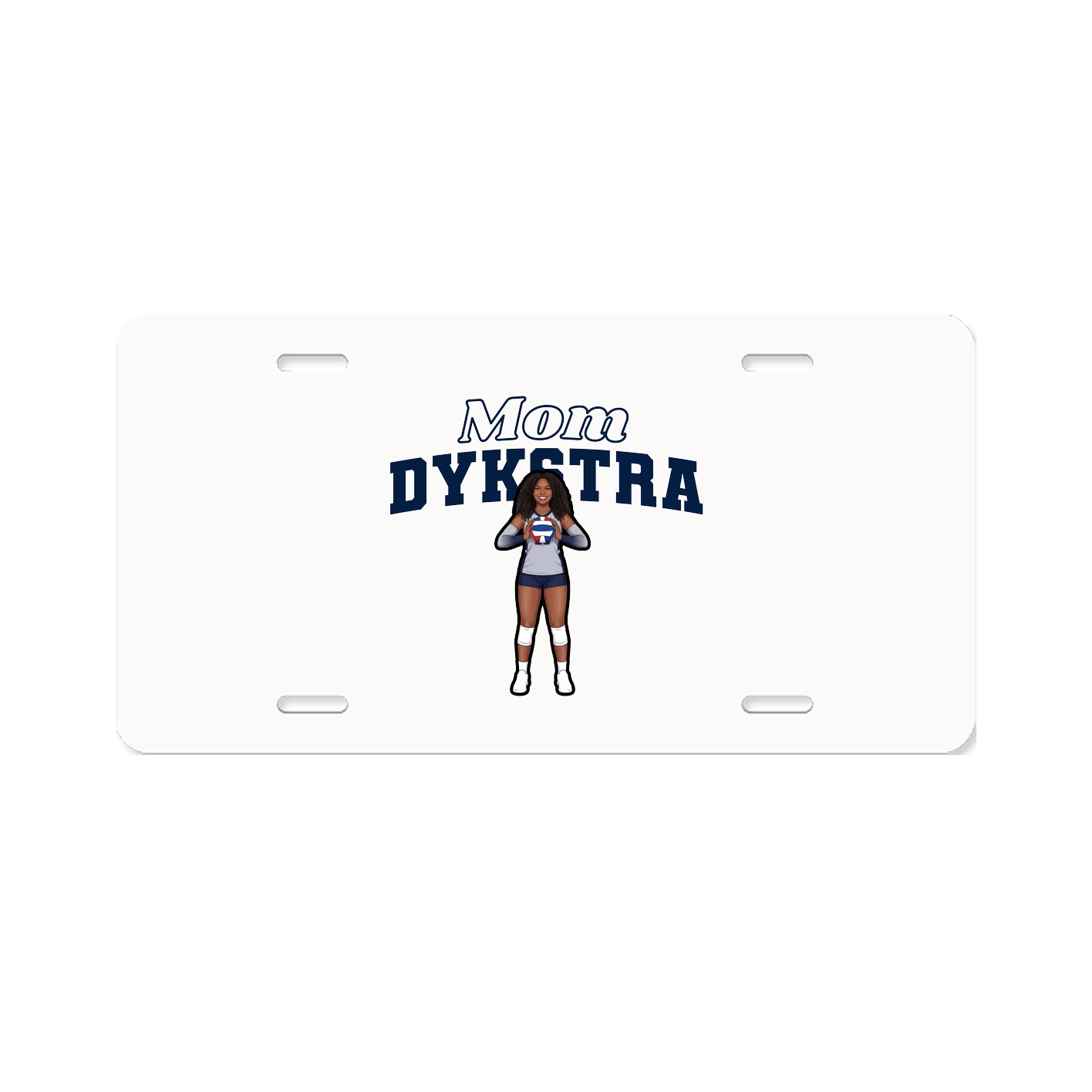 License Plate — Mothers Day Block in Classic