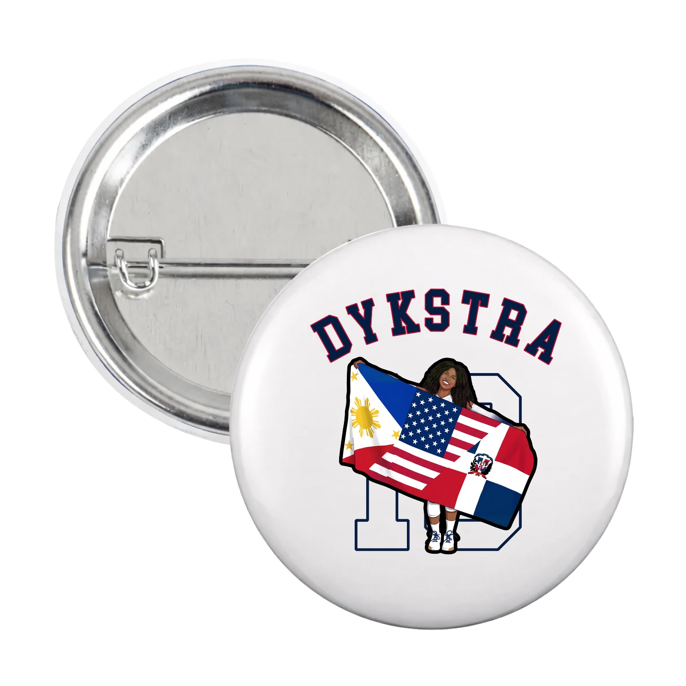 Game Day Button — Shirsey Arch in White