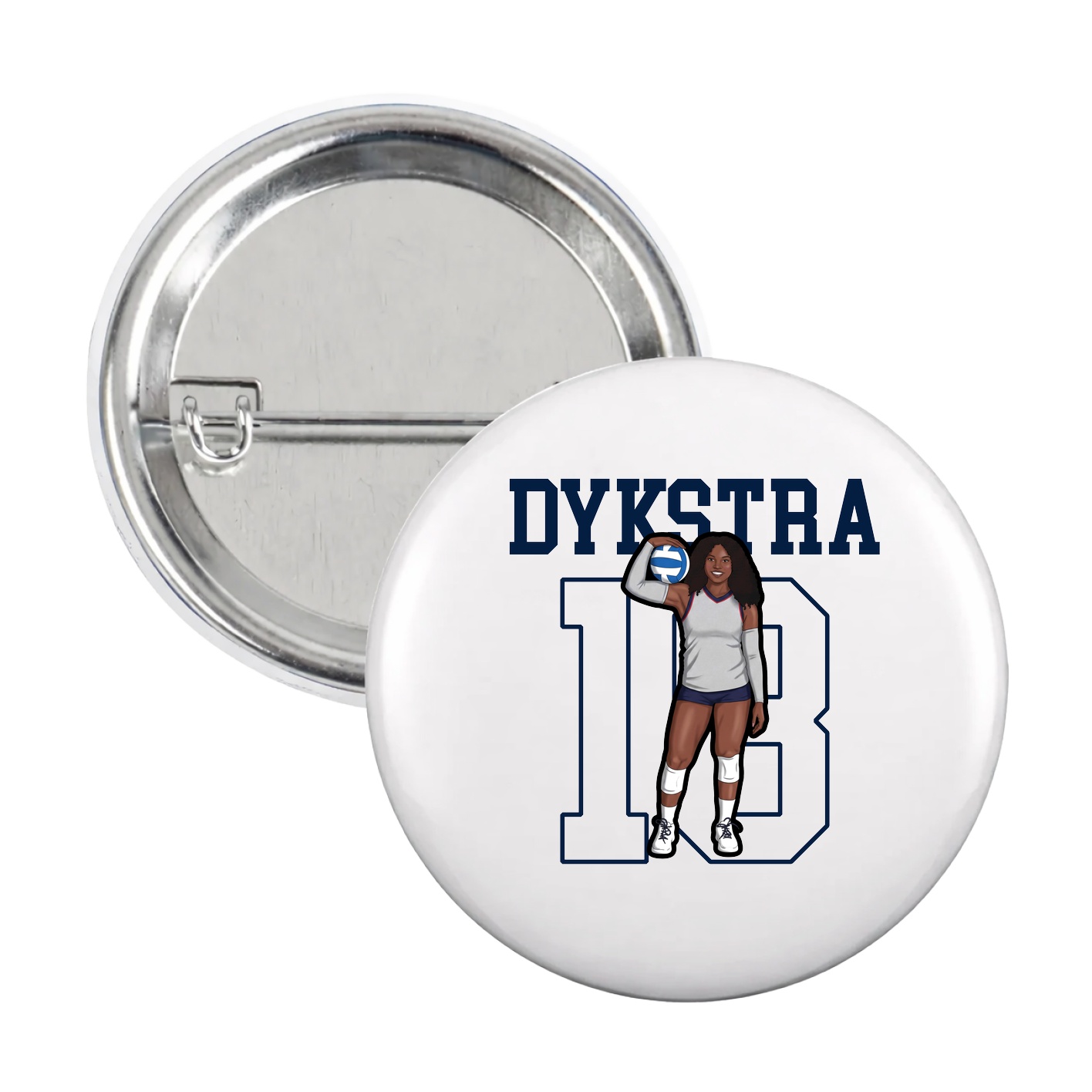 Game Day Button — Shirsey in White