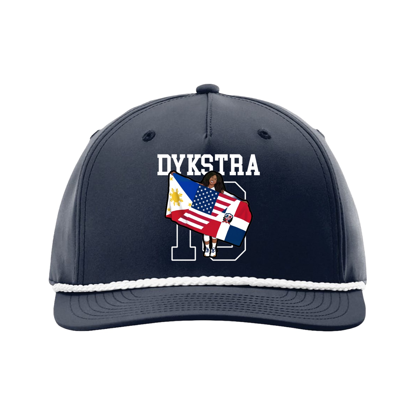 Five-Panel Classic Rope Cap — Shirsey in Navy