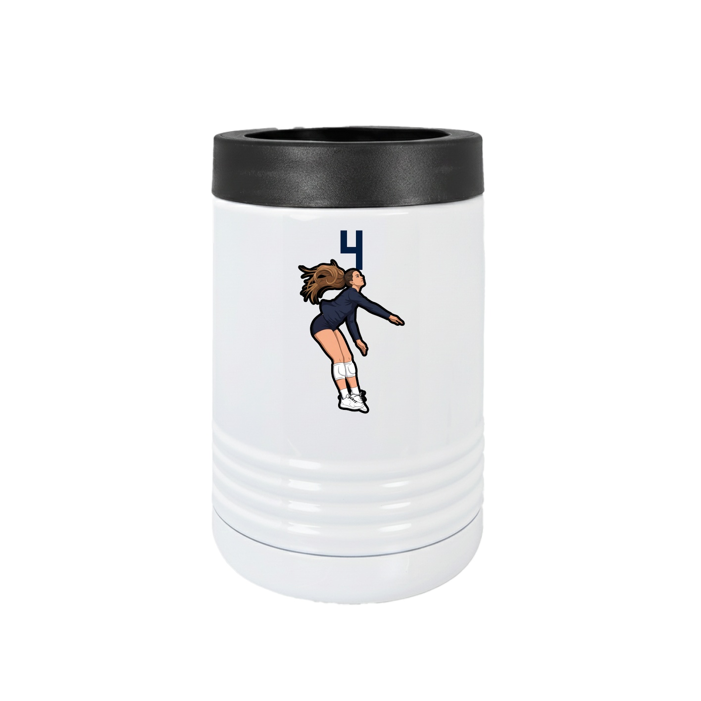 Beverage Holder — Number Top in White