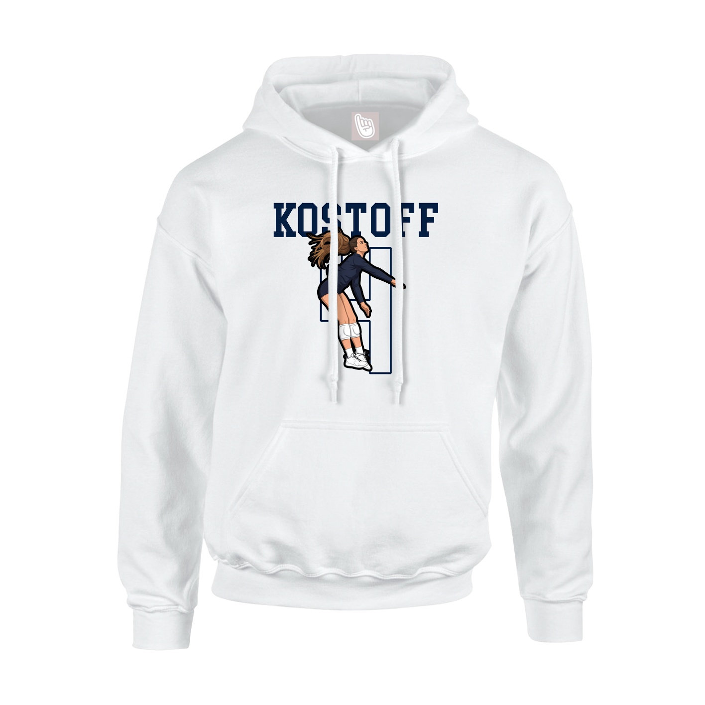 Hoodie — Shirsey in White