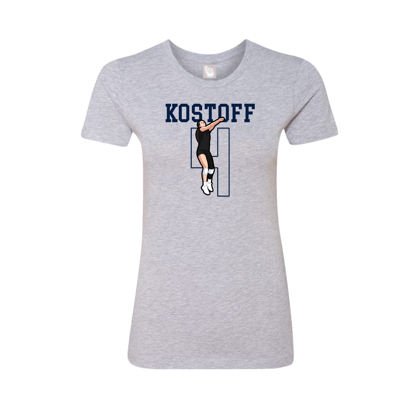 Fitted Women's Tee — Shirsey in Grey