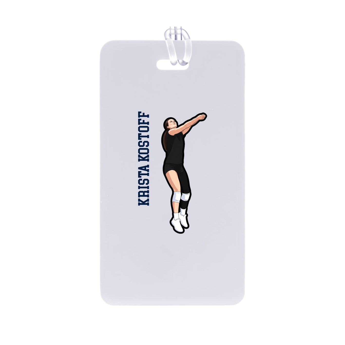 Bag Tag — Name Vertical in Classic