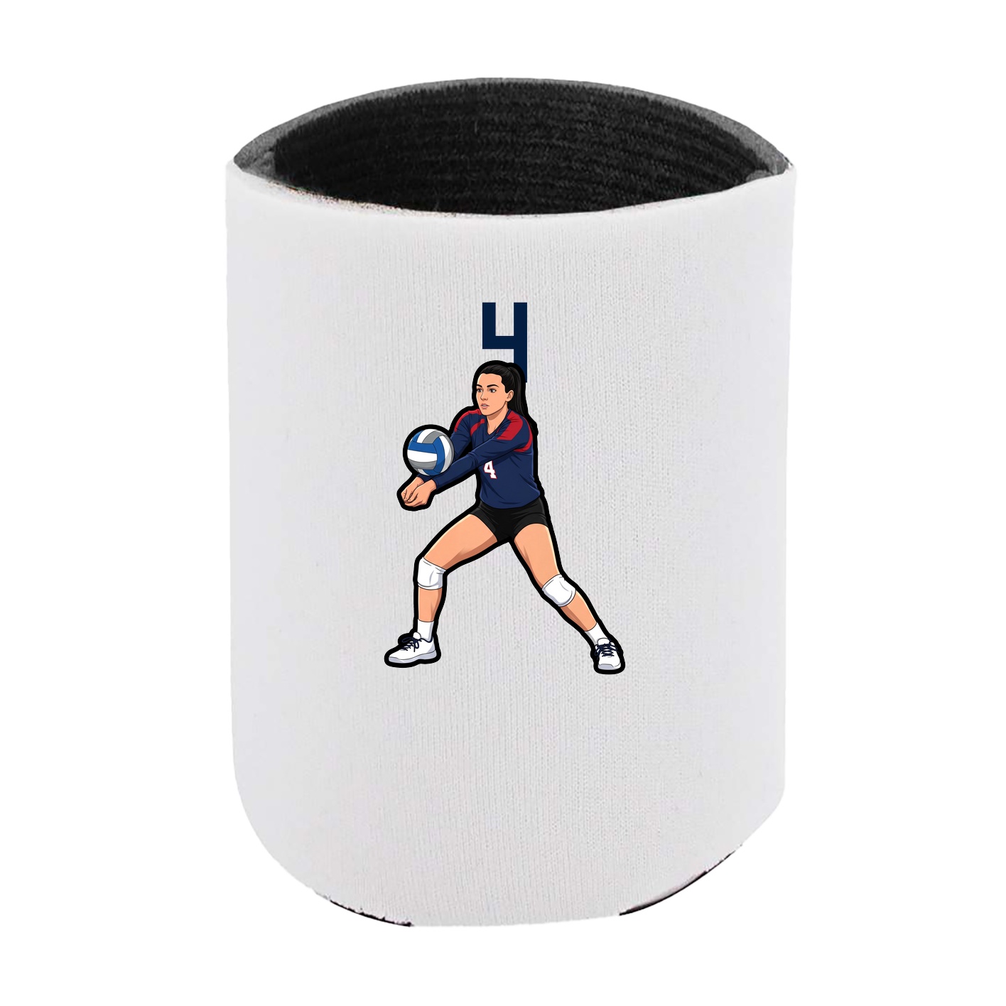 Can Holder — Number Top in White