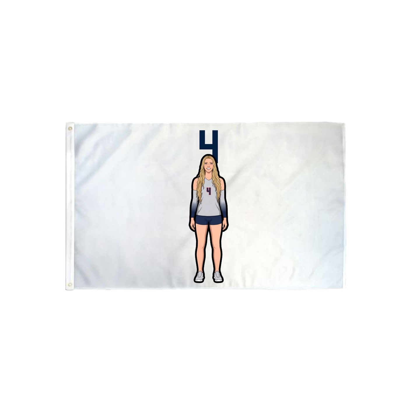3x5 Flag — Number Top in Classic