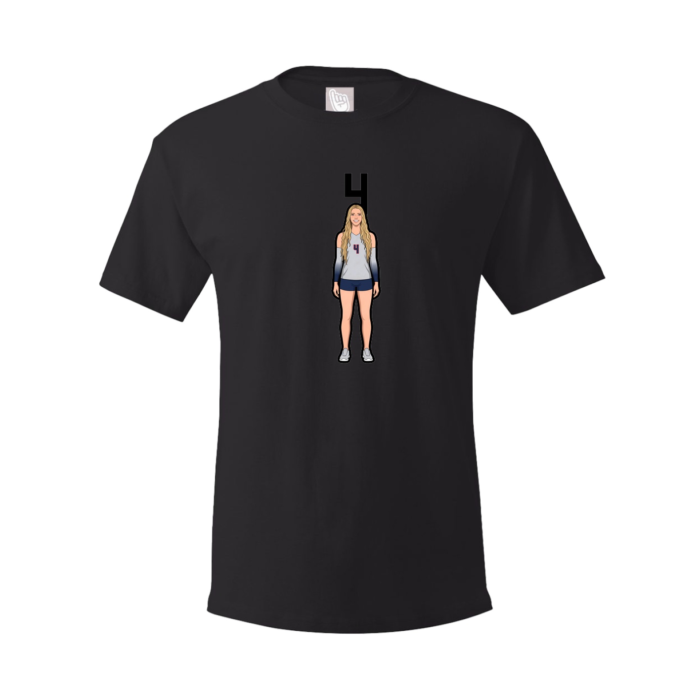Tee — Number Top in Black