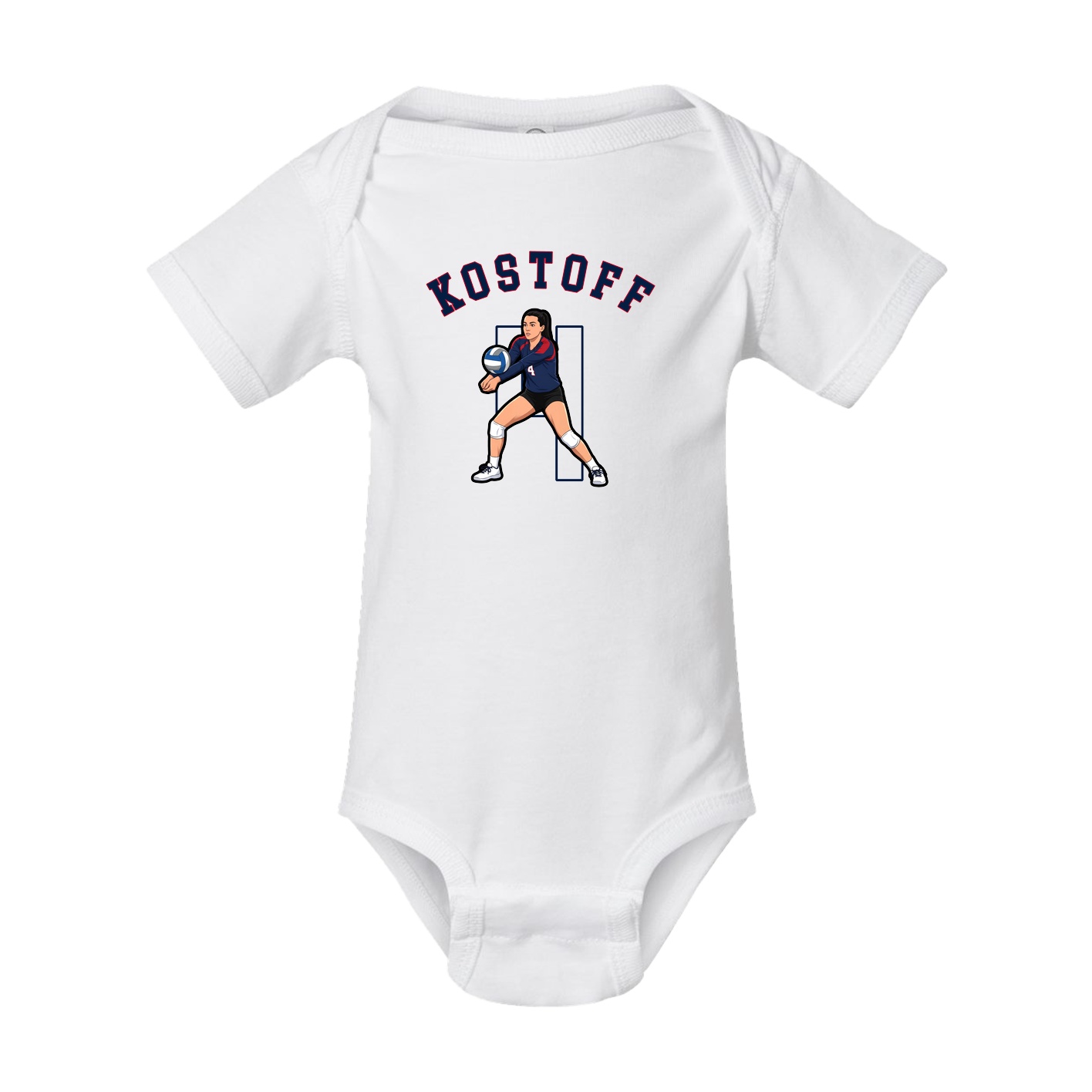 Baby Onesie — Shirsey Arch in White