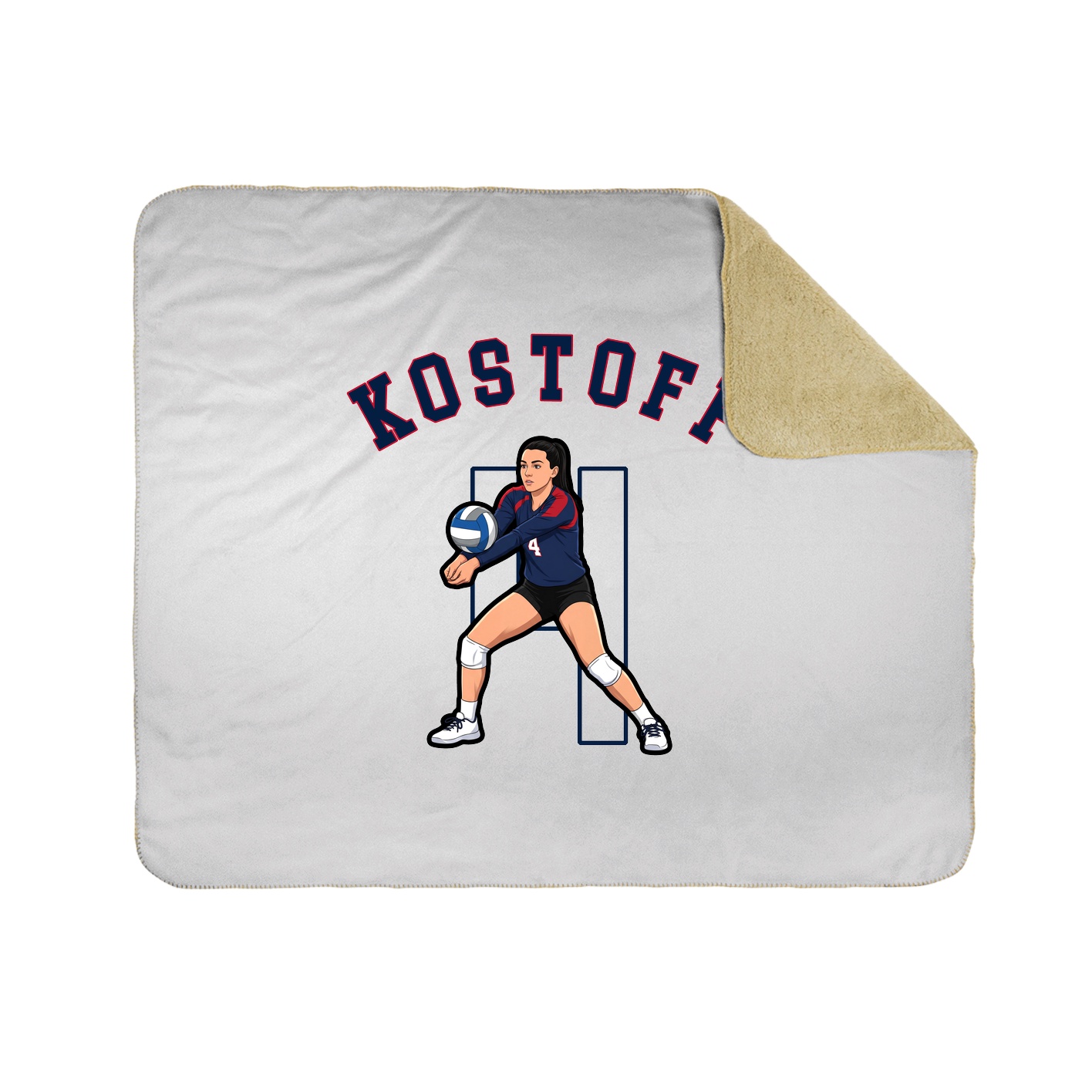 Throw Blanket — Shirsey Arch in White