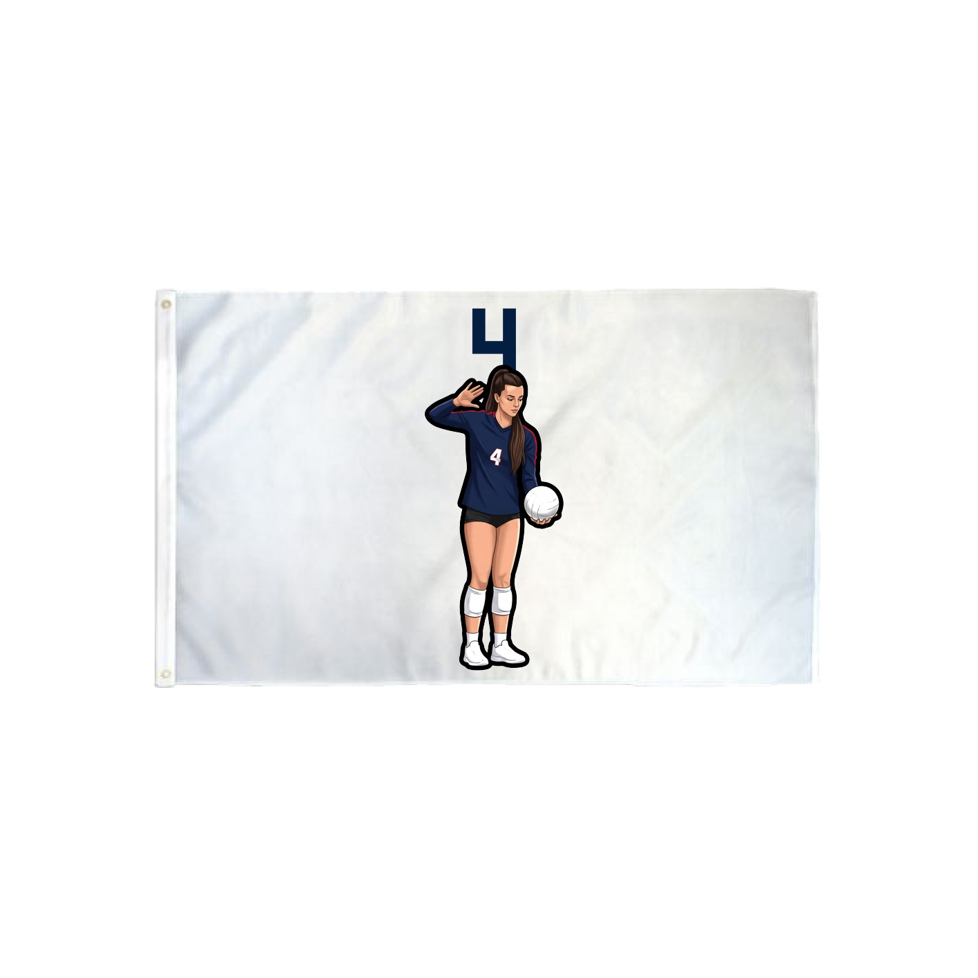 3x5 Flag — Number Top in Classic