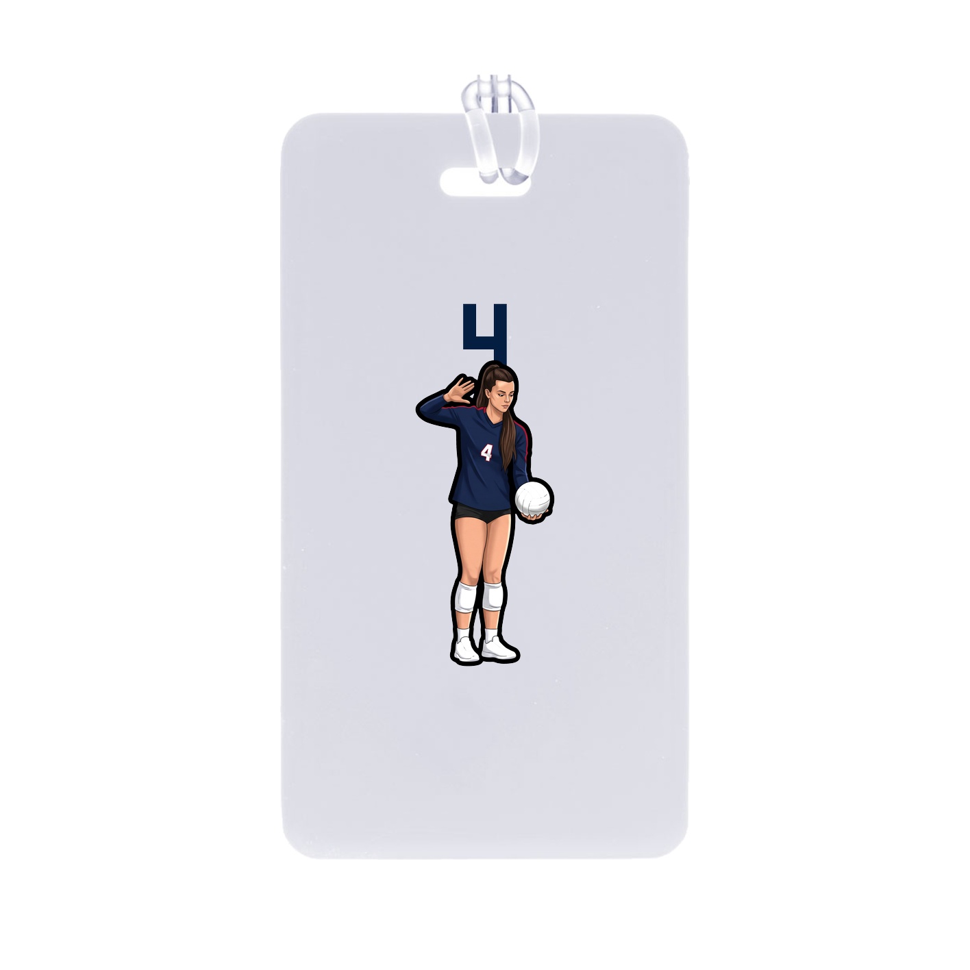 Bag Tag — Number Top in Classic