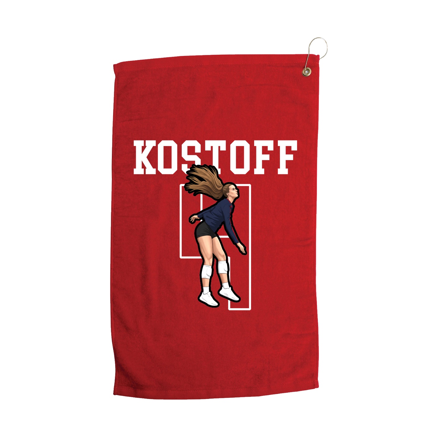 Golf Towel — Shirsey in Red