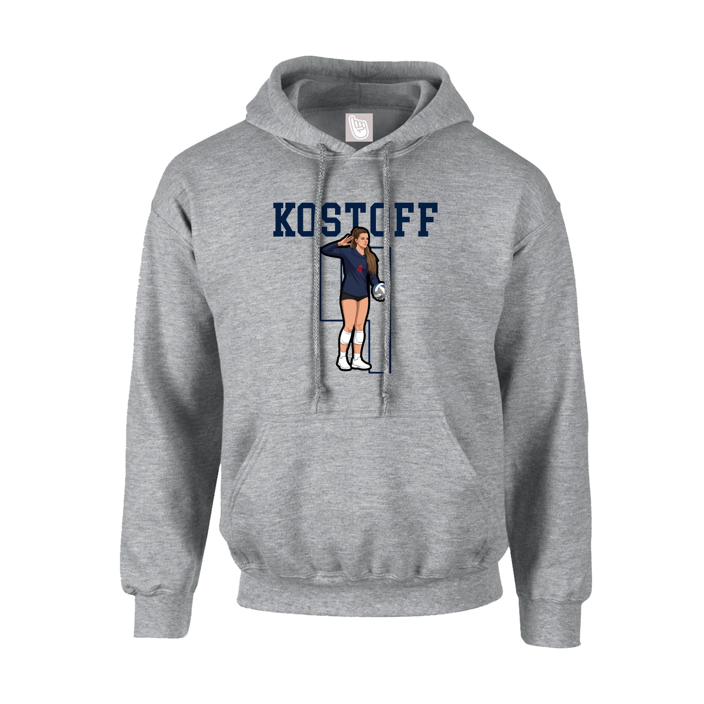 Hoodie — Shirsey in Grey