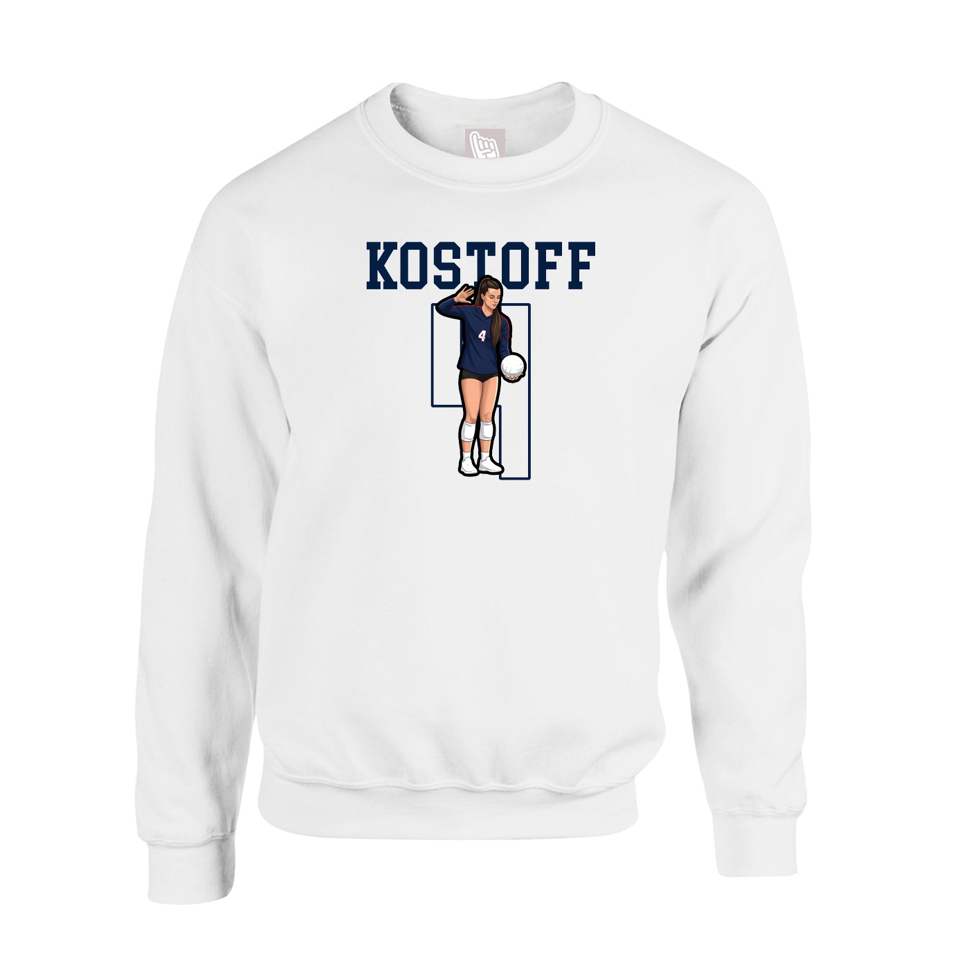 Fleece Crew — Shirsey in White