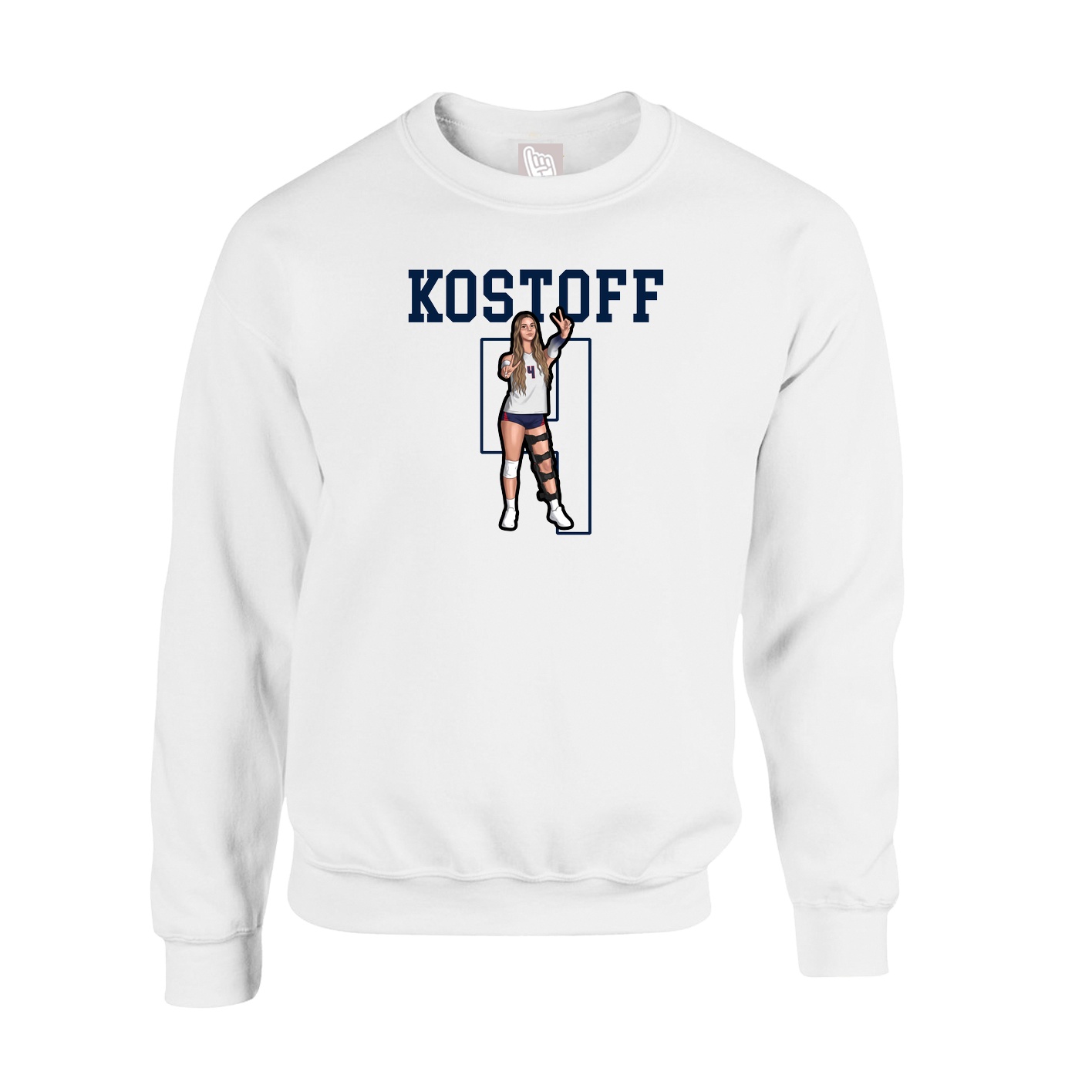 Fleece Crew — Shirsey in White