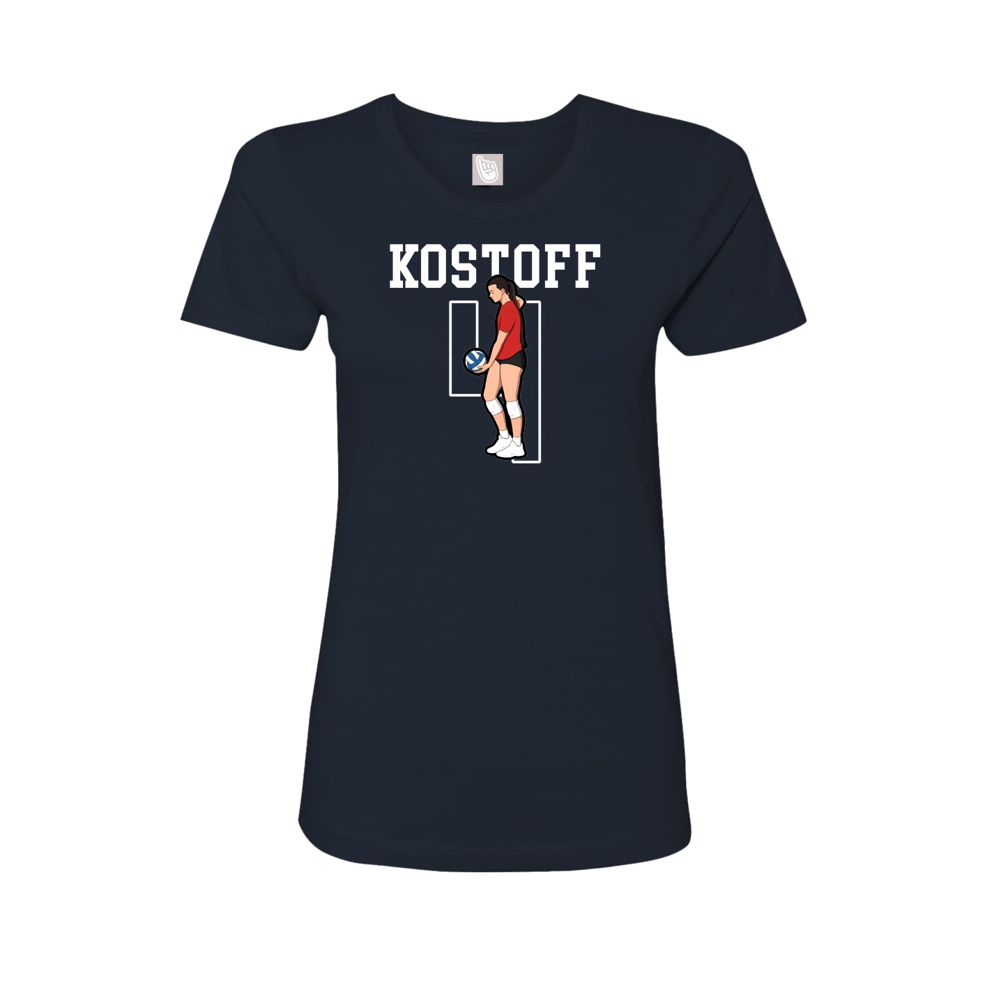 Fitted Women's Tee — Shirsey in Navy
