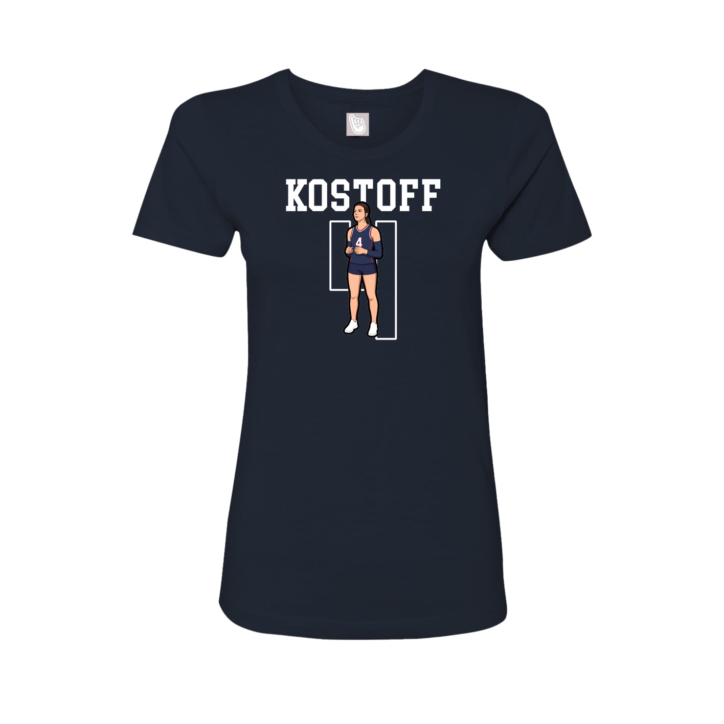 Fitted Women's Tee — Shirsey in Navy