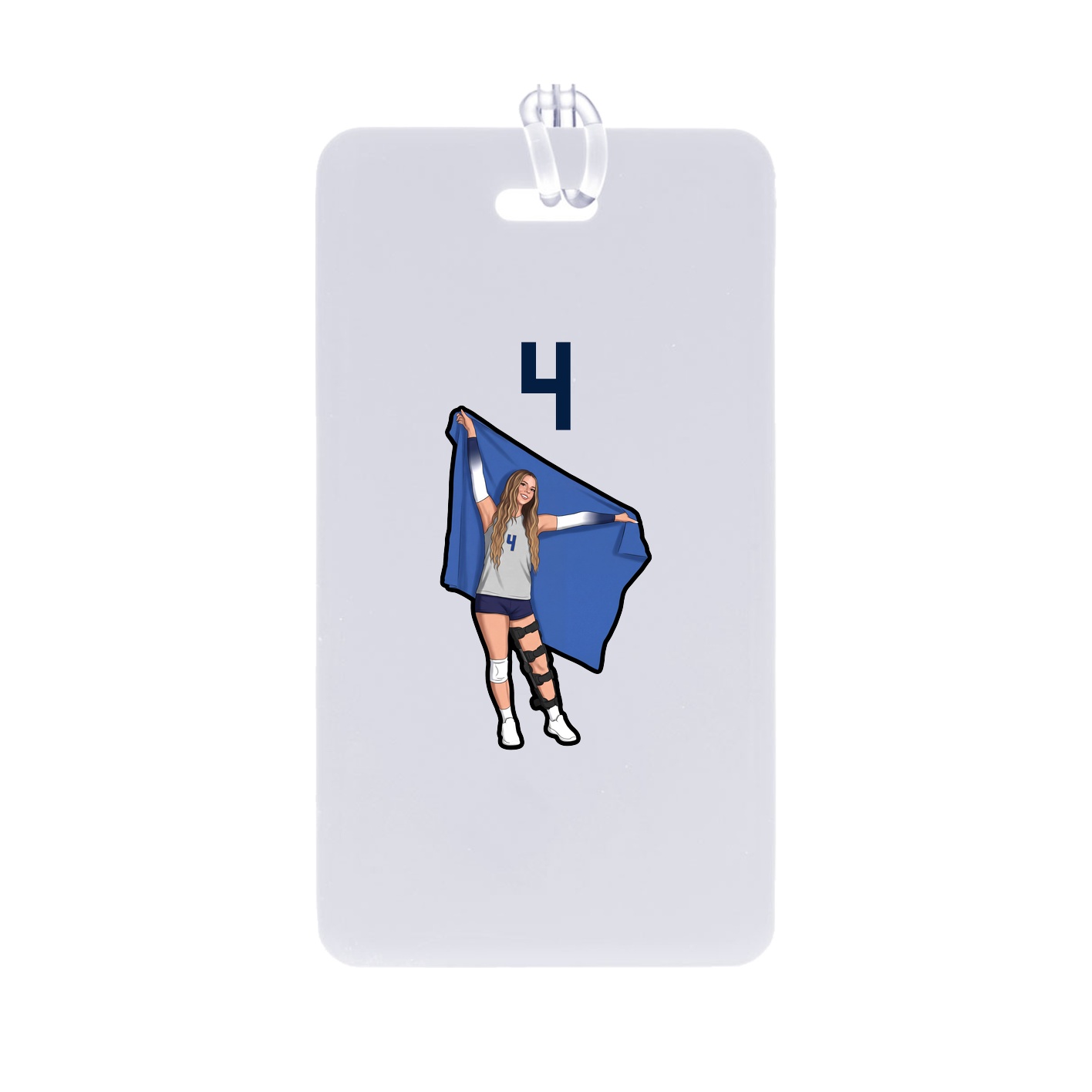 Bag Tag — Number Top in Classic