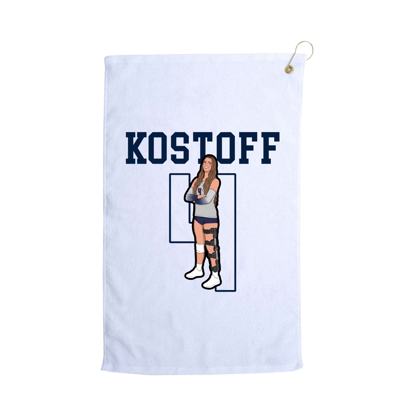 Golf Towel — Shirsey in White