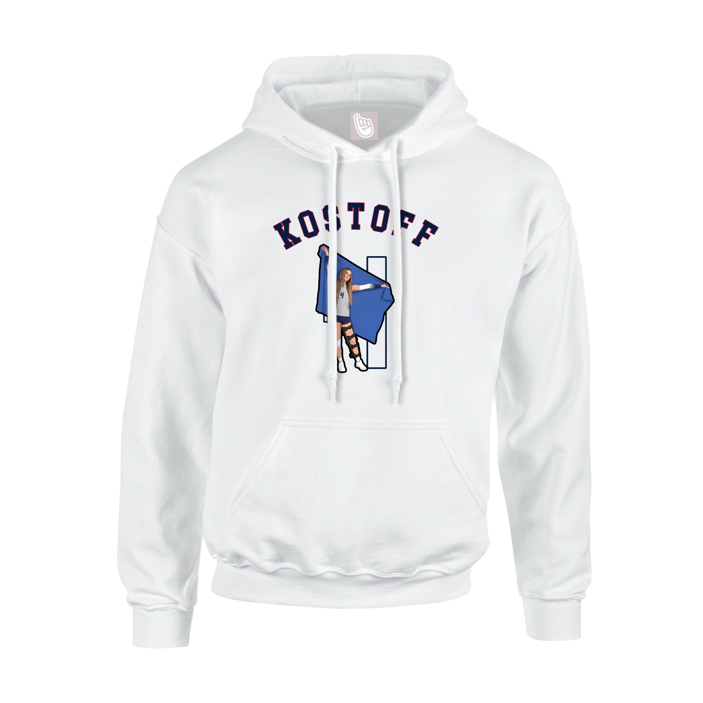 Youth Hoodie — Shirsey Arch in White